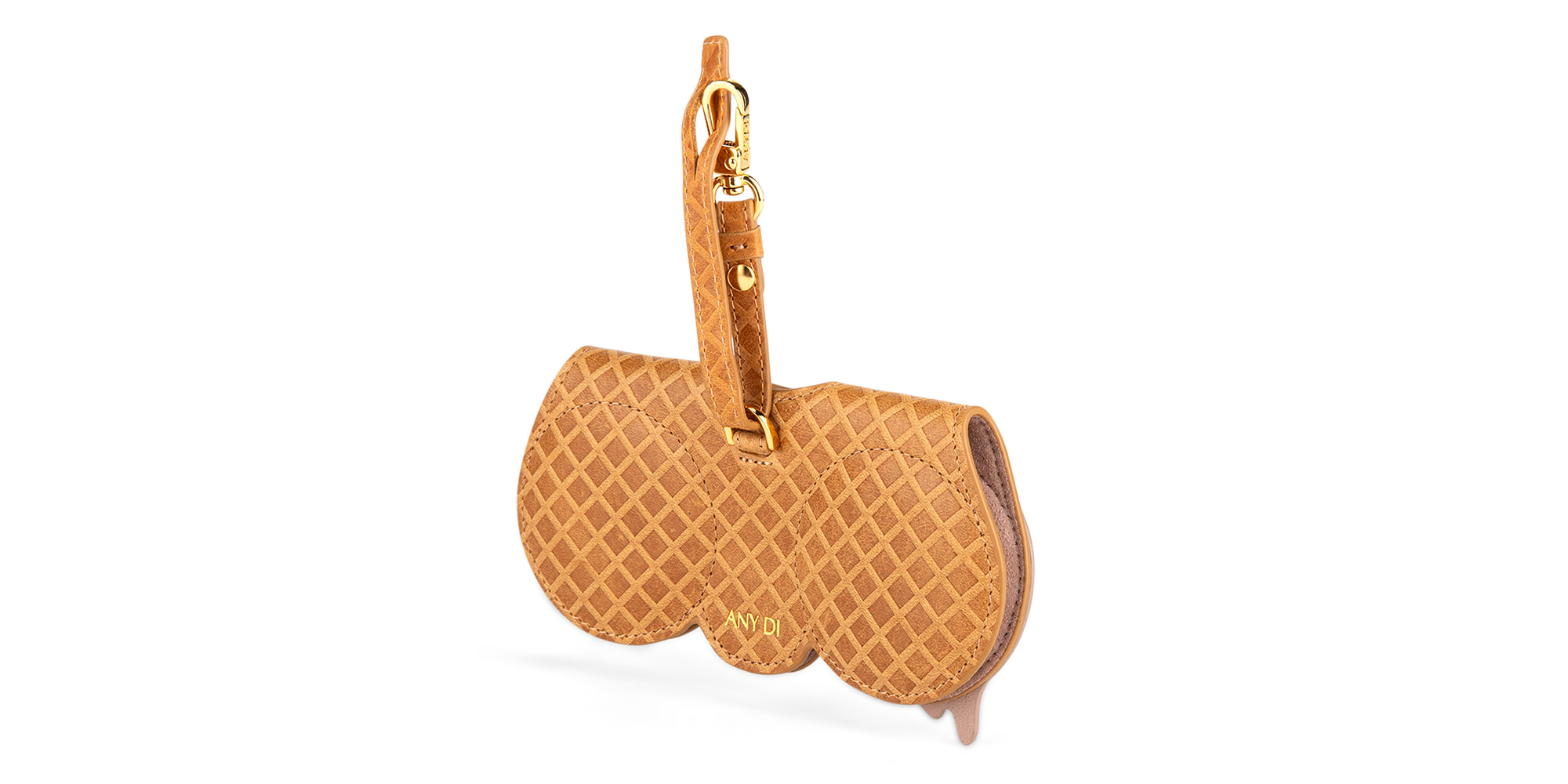 Shop ANY-DI Ice Cream Leather Glasses Case online.