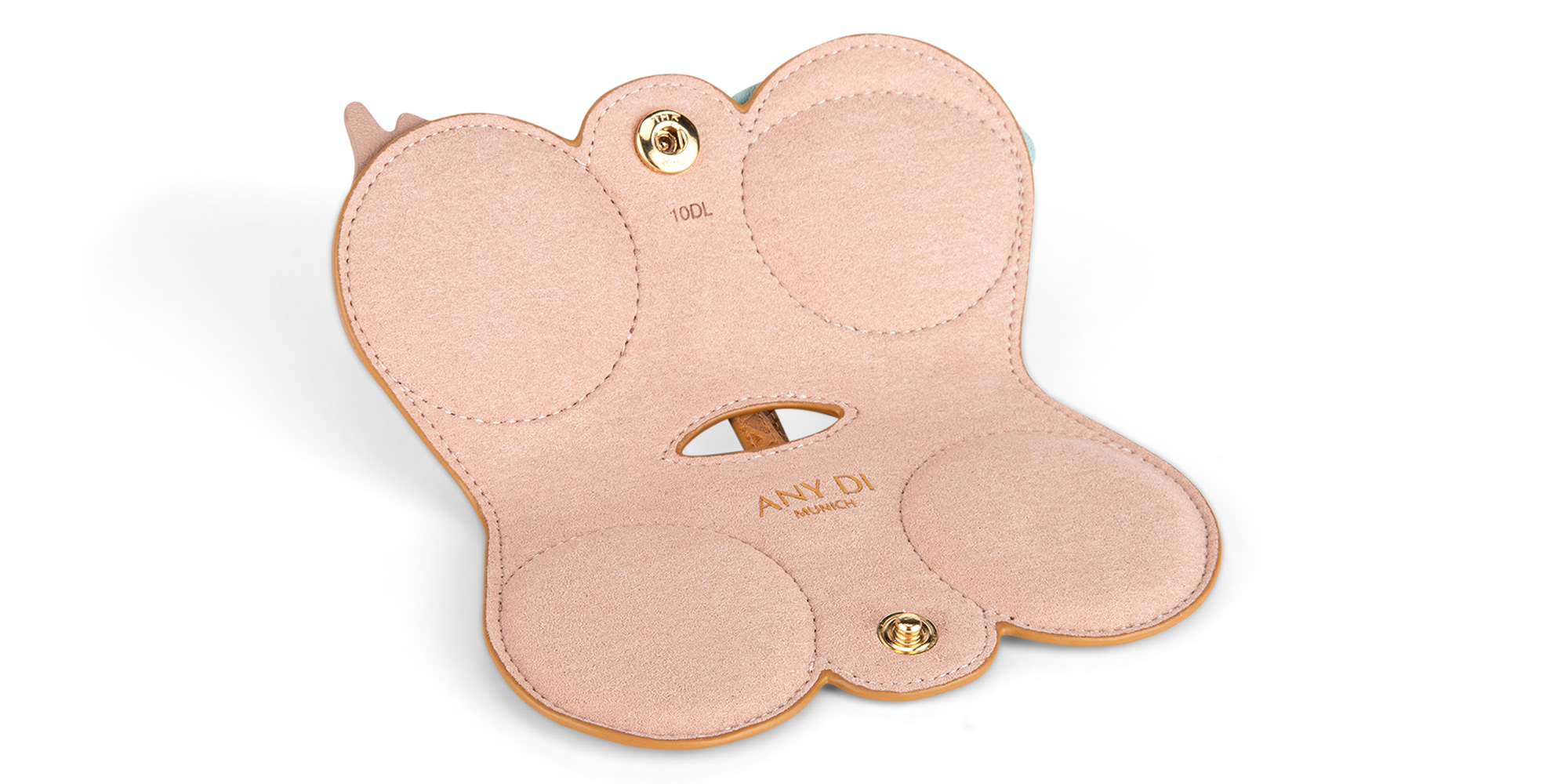 Shop ANY-DI Ice Cream Leather Glasses Case online.