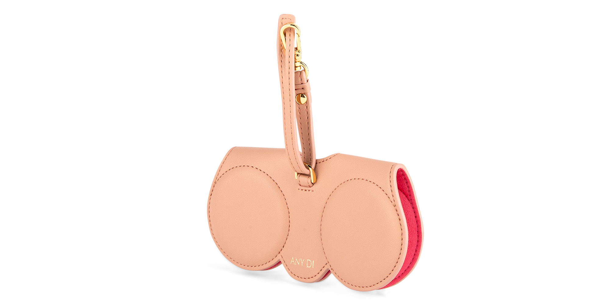 Shop ANY-DI Flamingo Leather Glasses Case online.