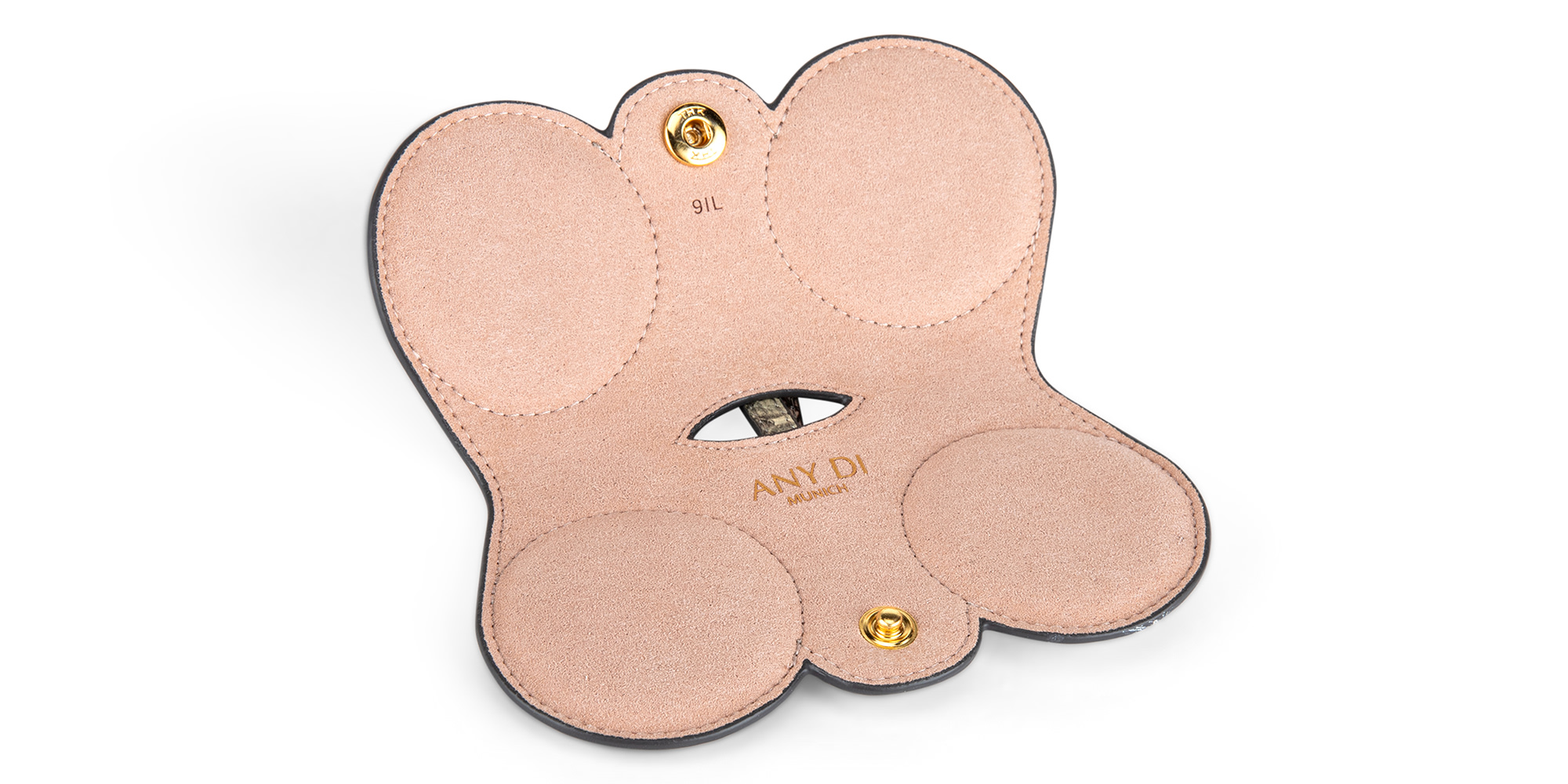 Shop ANY-DI Snake Eye Leather Glasses Case online.