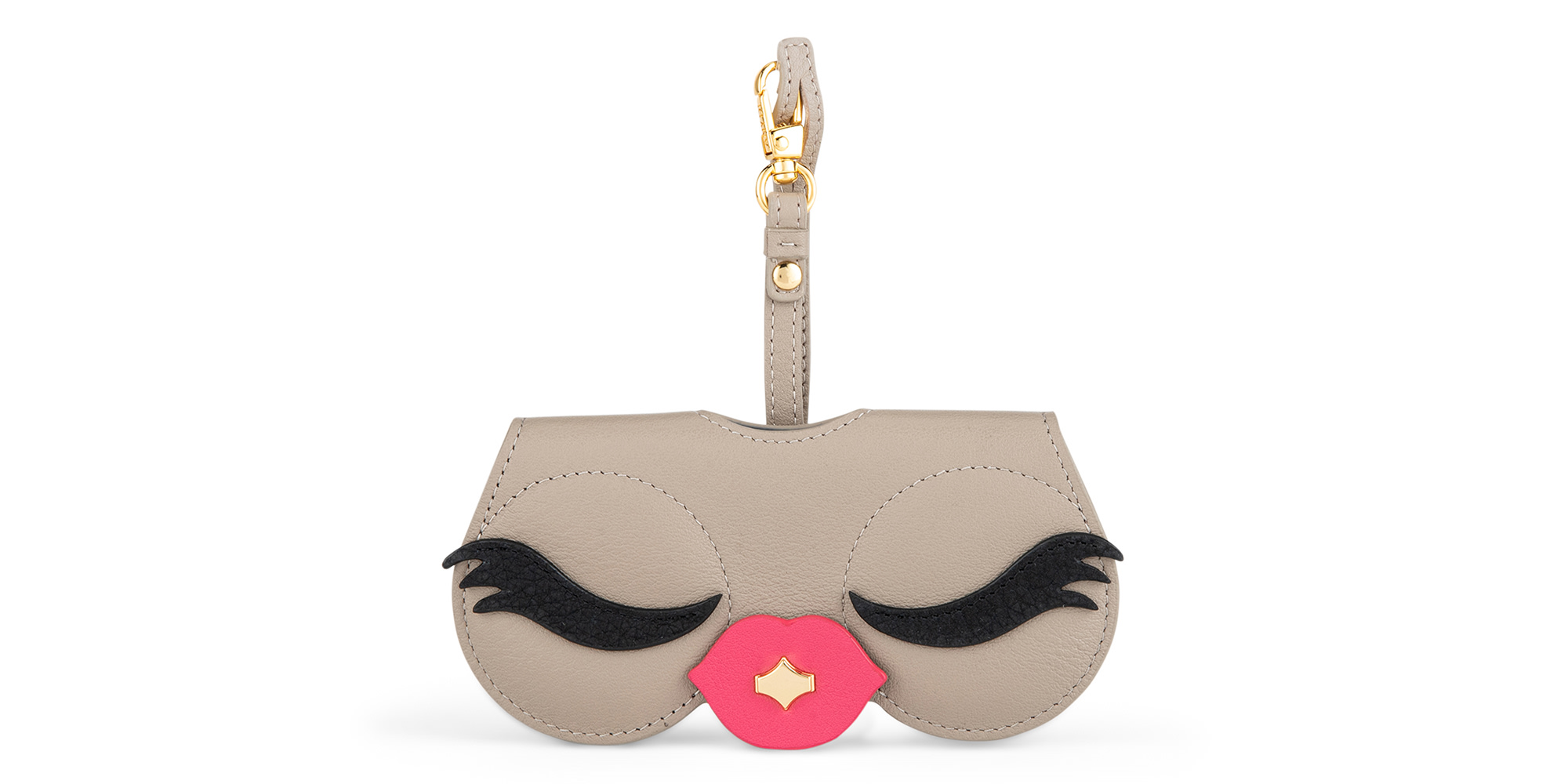 Shop ANY-DI Kiss Leather Glasses Case online.