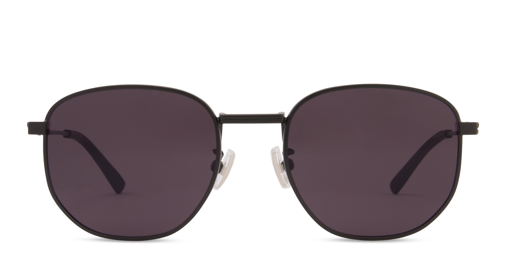 Shop BOTTEGA VENETA Unisex Round Sunglasses in Black online.