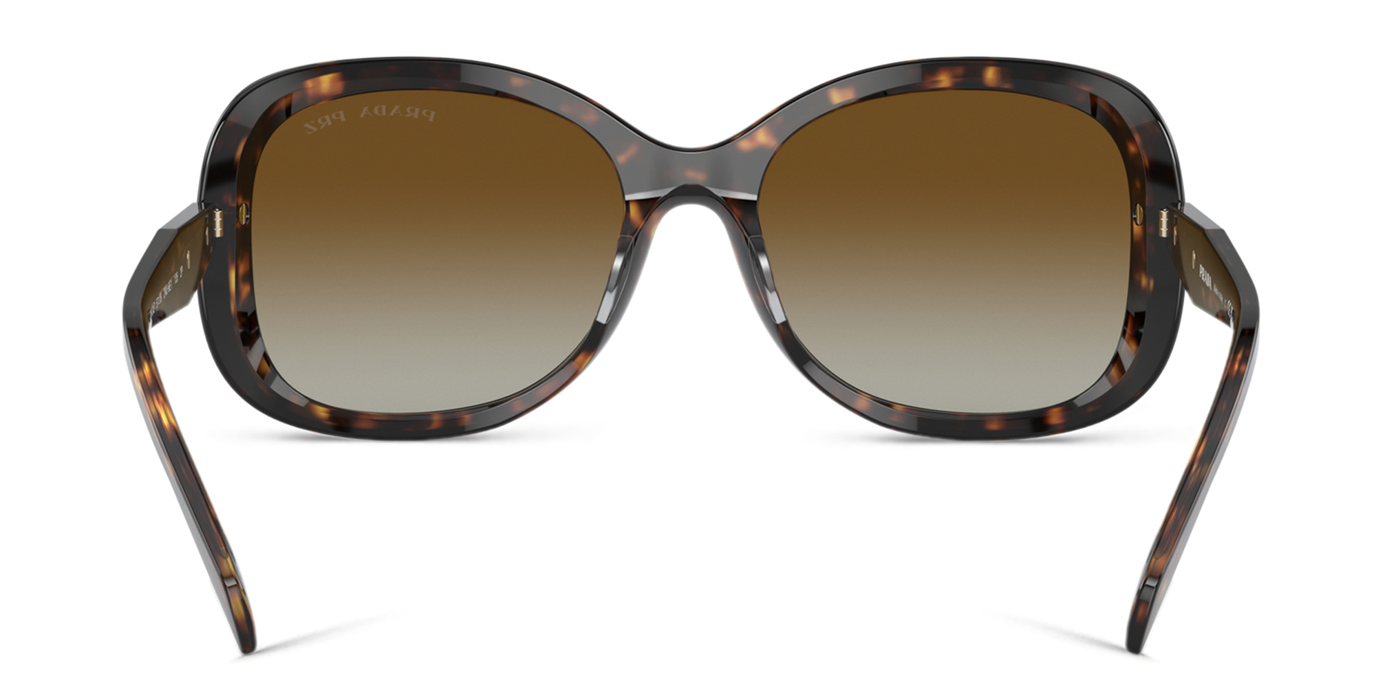 PRADA Rectangle Sunglasses in Tortoise – Product Photo 4