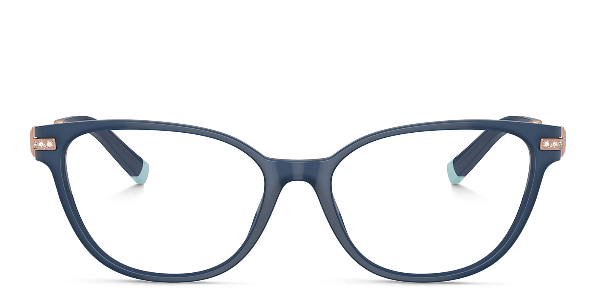 نظارات طبية كات آي بشعار T من تيفاني أند كو بلون أزرق أوبال - صورة المنتج 1