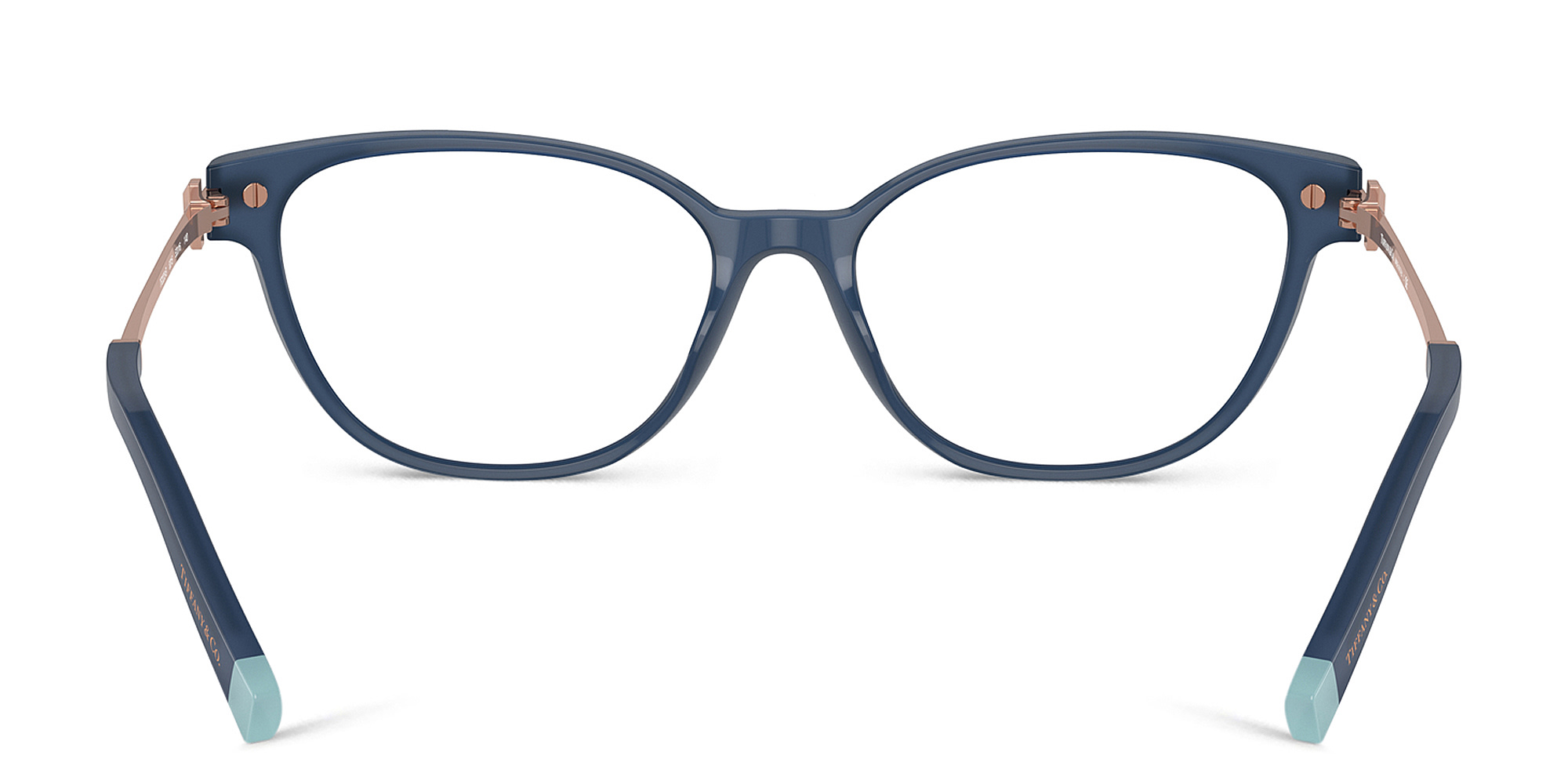 نظارات طبية كات آي بشعار T من تيفاني أند كو بلون أزرق أوبال - صورة المنتج 4