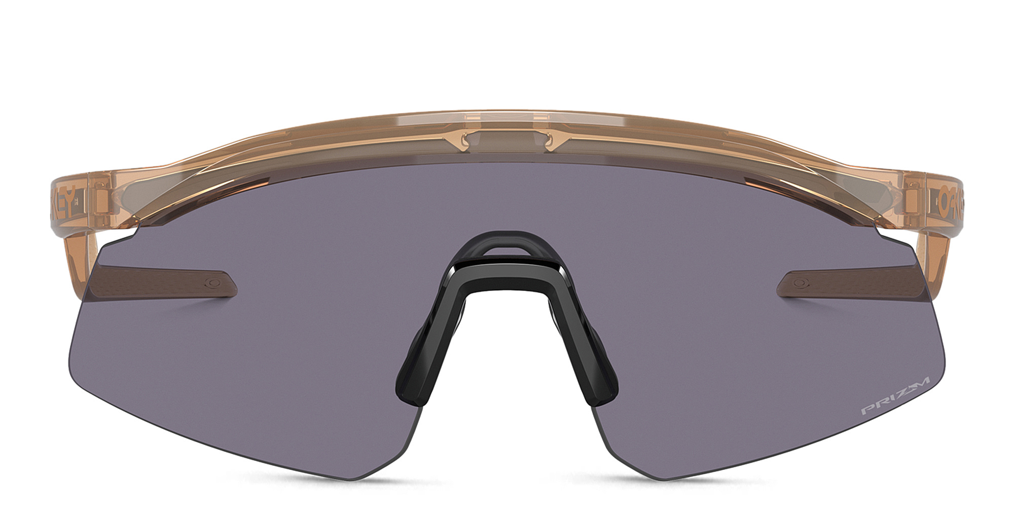 Oakley BXTR Half-Rim Mask Sunglasses in Brown – Product Photo 1