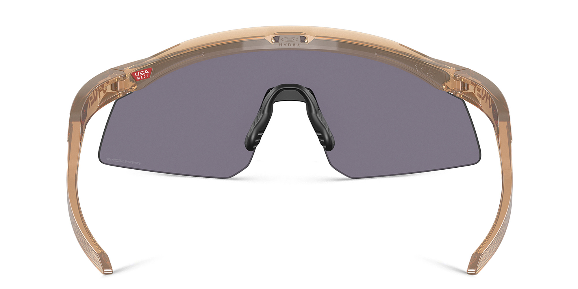 Oakley BXTR Half-Rim Mask Sunglasses in Brown – Product Photo 4