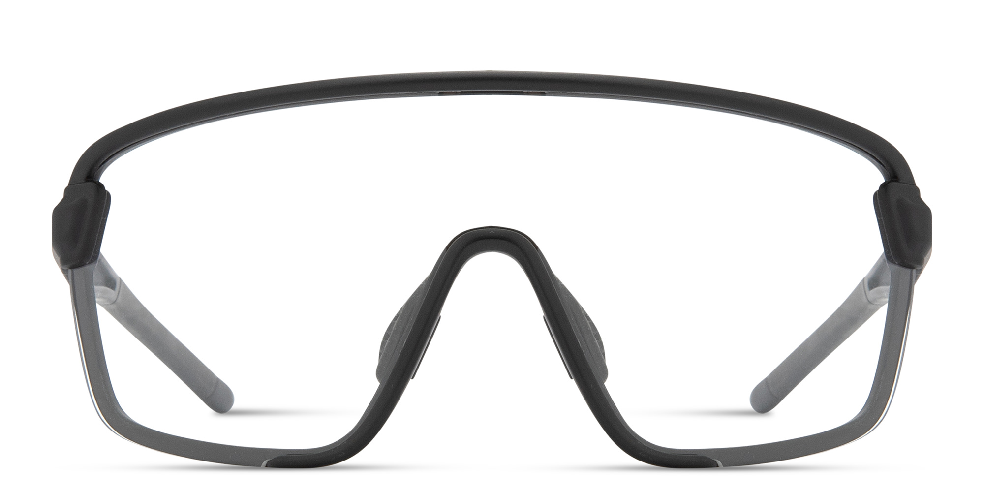 Shop SMITH Unisex Wide Irregular Sunglasses in Black online.