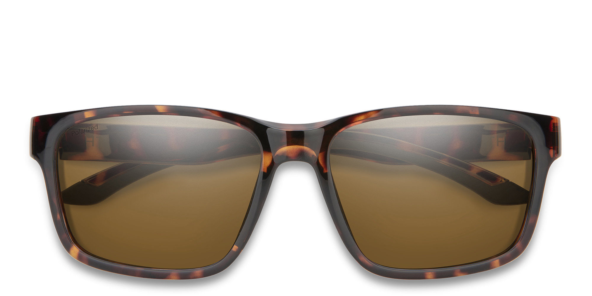 Shop SMITH Unisex Rectangle Sunglasses in Tortoise online.