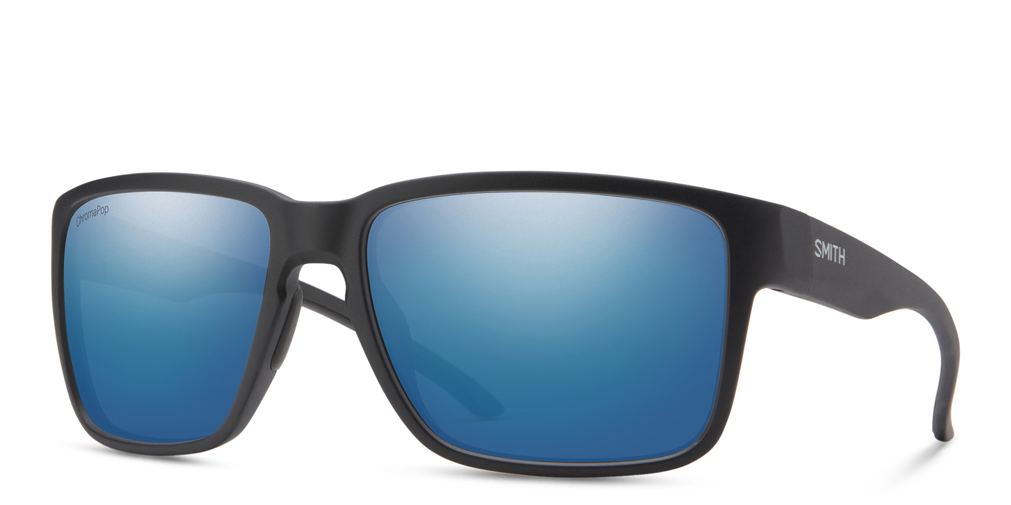 Shop SMITH Unisex Rectangle Sunglasses in Black online.