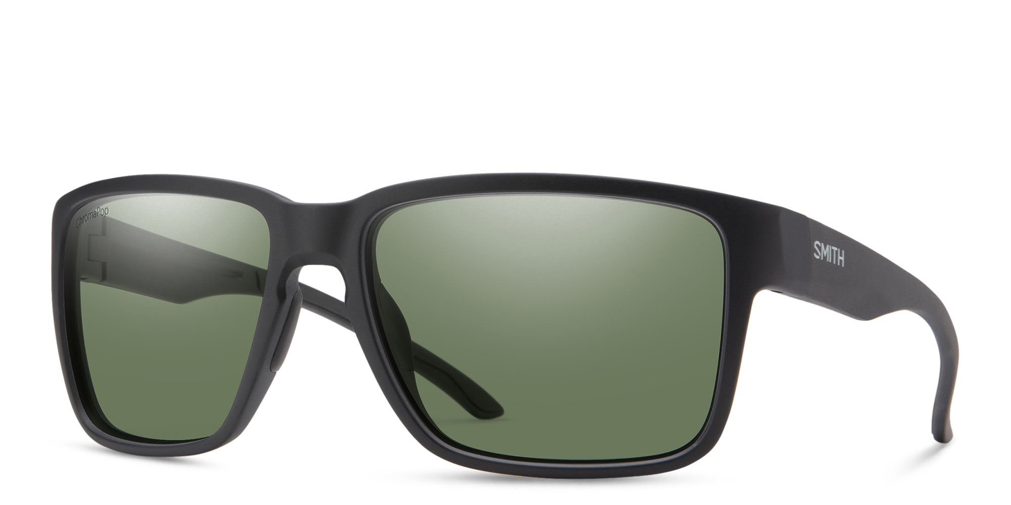 SMITH Unisex Rectangle Sunglasses in Black – Product Photo 2