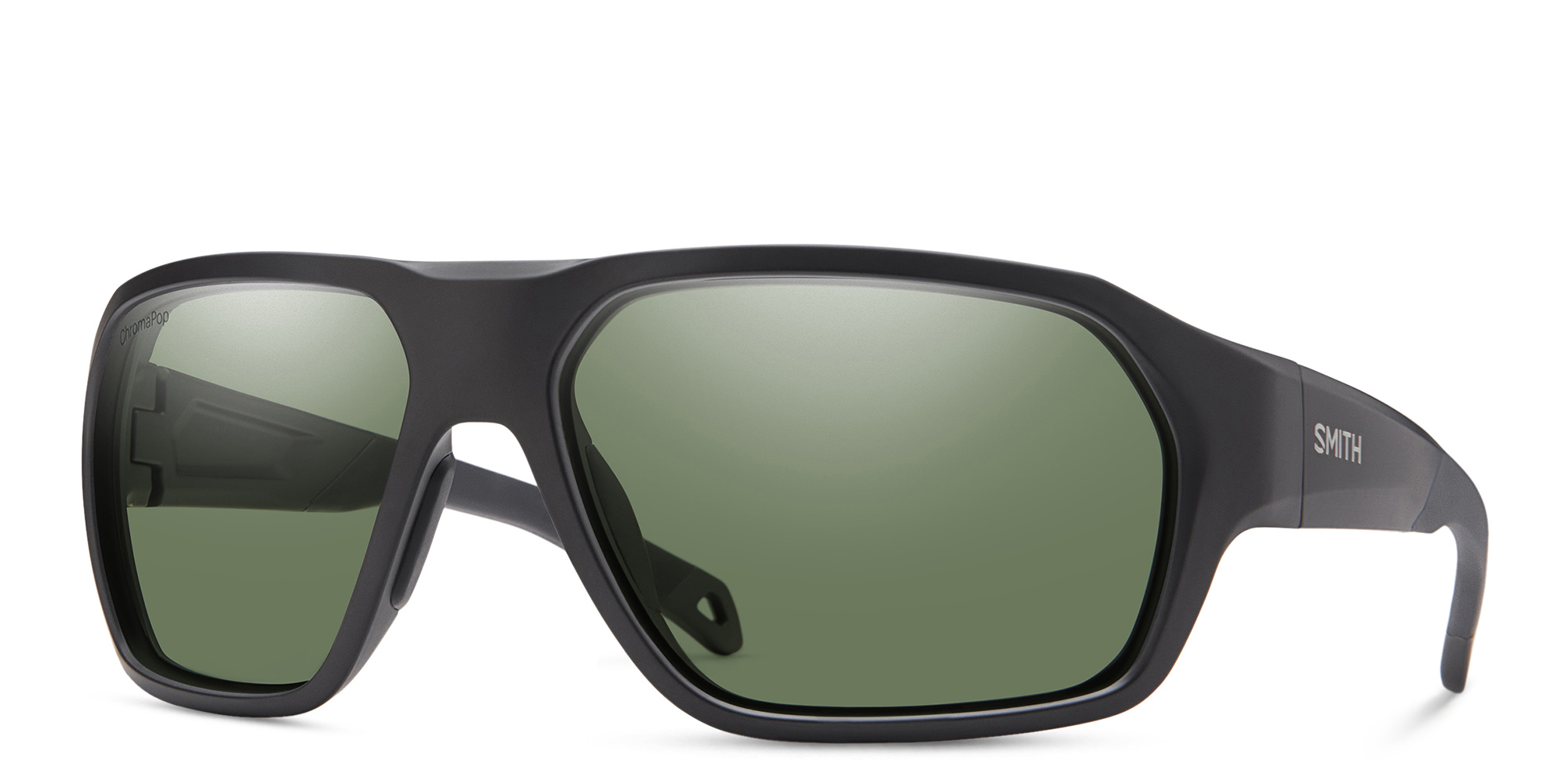 Shop SMITH Unisex Square Sunglasses in Black online.