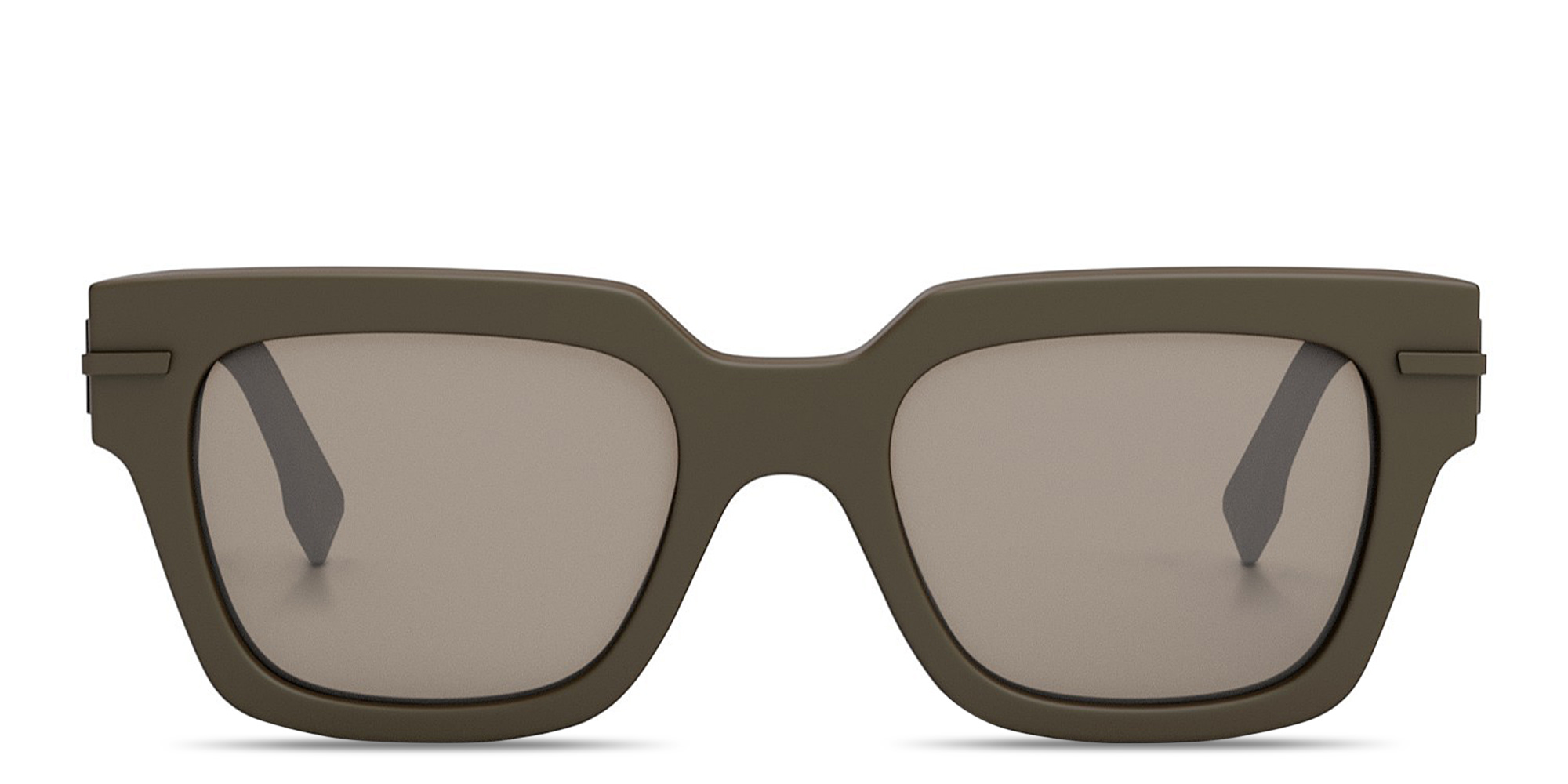 Shop FENDI Fendigraphy Square Sunglasses in Brown online.