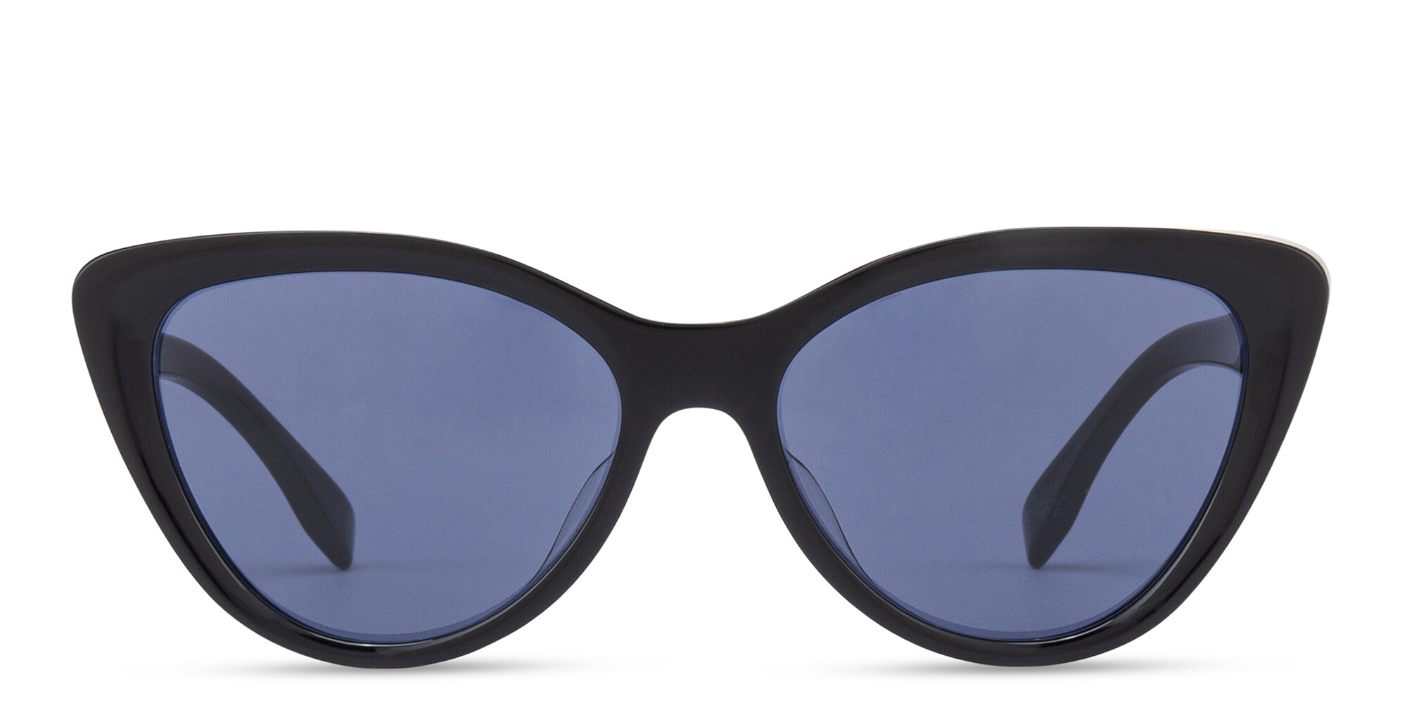 Shop FENDI Lettering Cat-Eye Sunglasses in Black online.