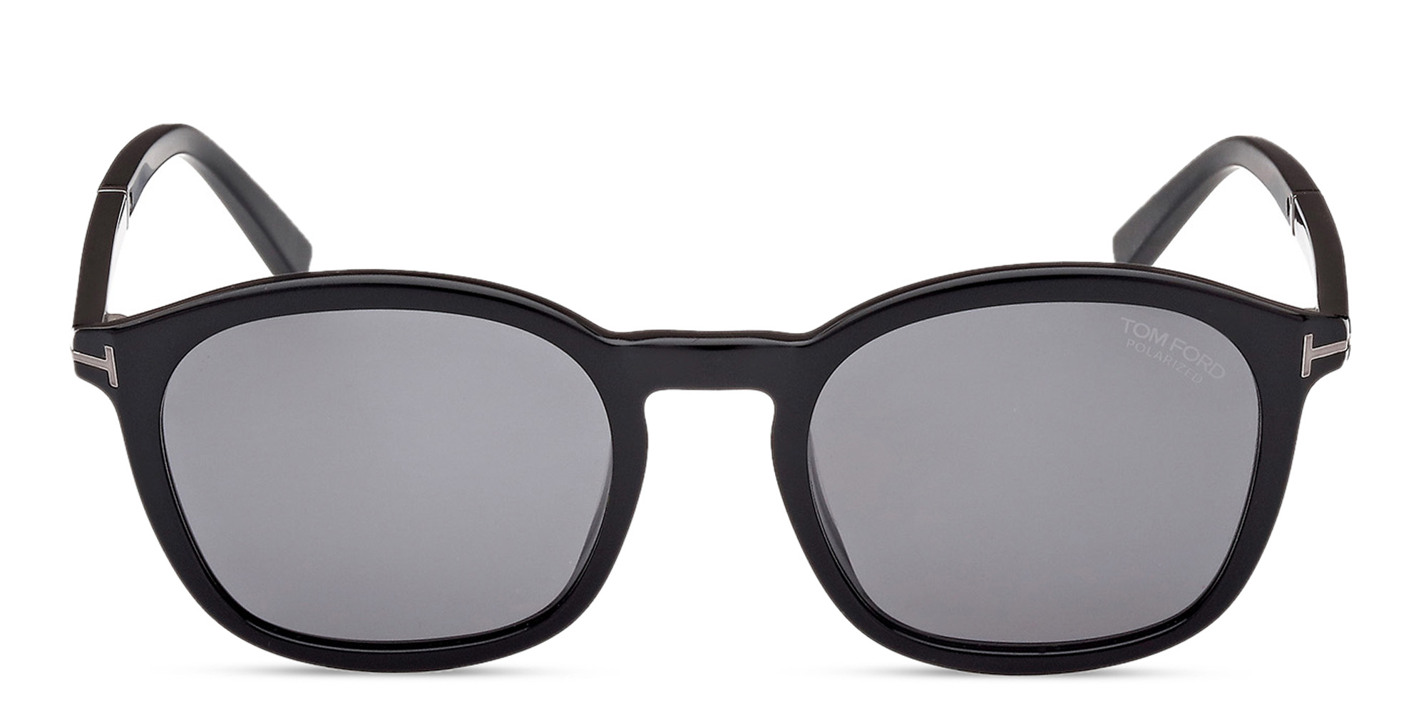 TOM FORD Jayson Square Sunglasses in Shiny Black – Product Photo 1