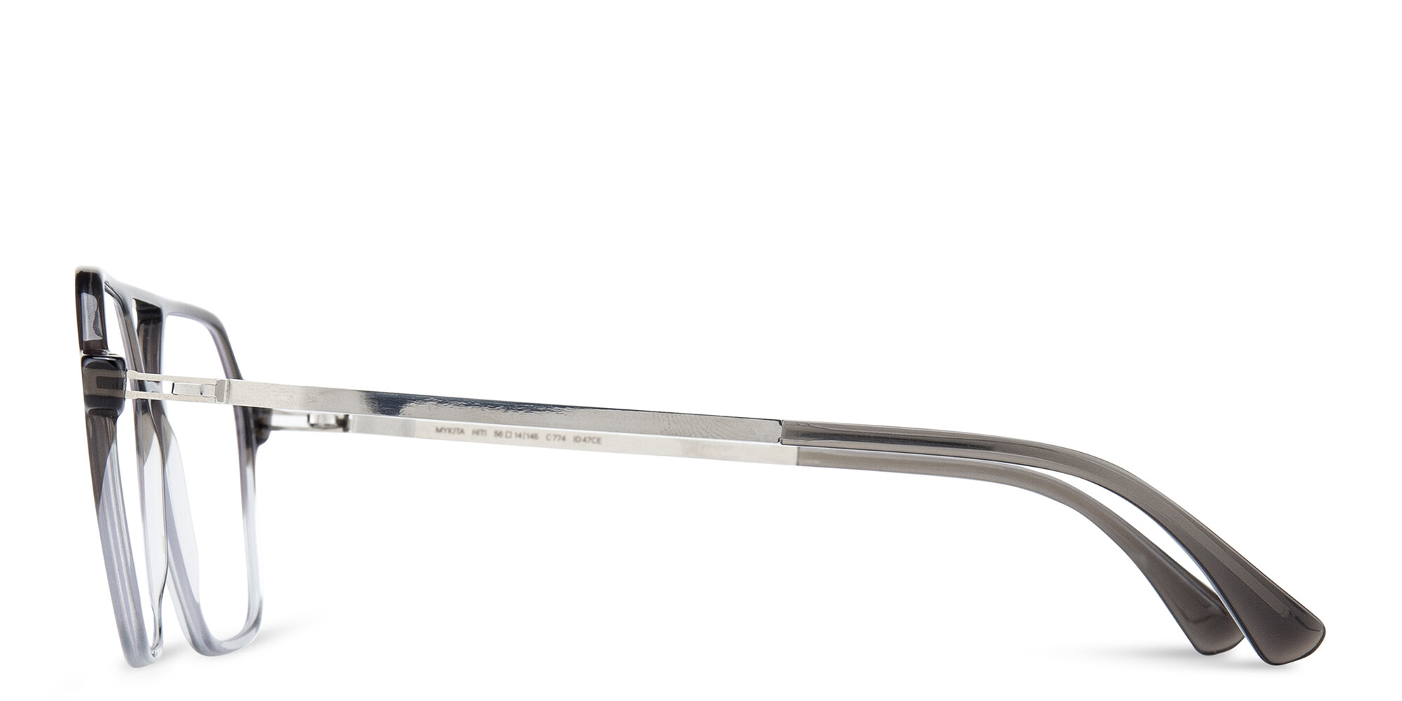 تسوق نظارات طبية هيتي بإطار أفياتور واسع للجنسين ميكيتا بلون رمادي أونلاين.