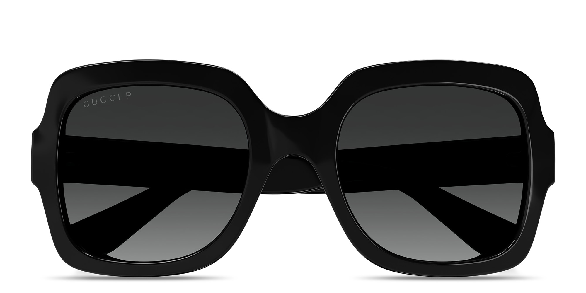 GUCCI Oversized Square Sunglasses in Black – Product Photo 1