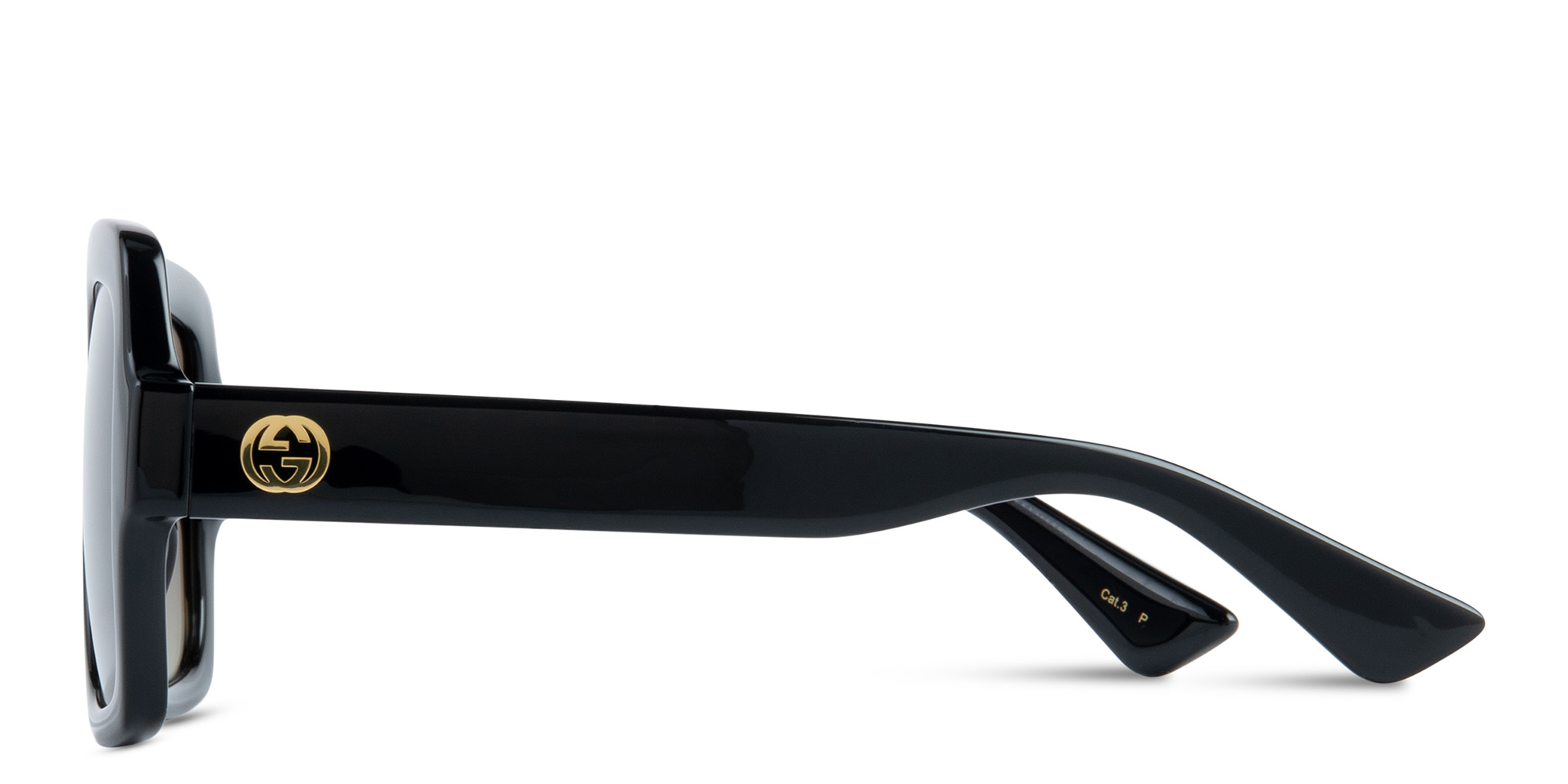 GUCCI Oversized Square Sunglasses in Black – Product Photo 4