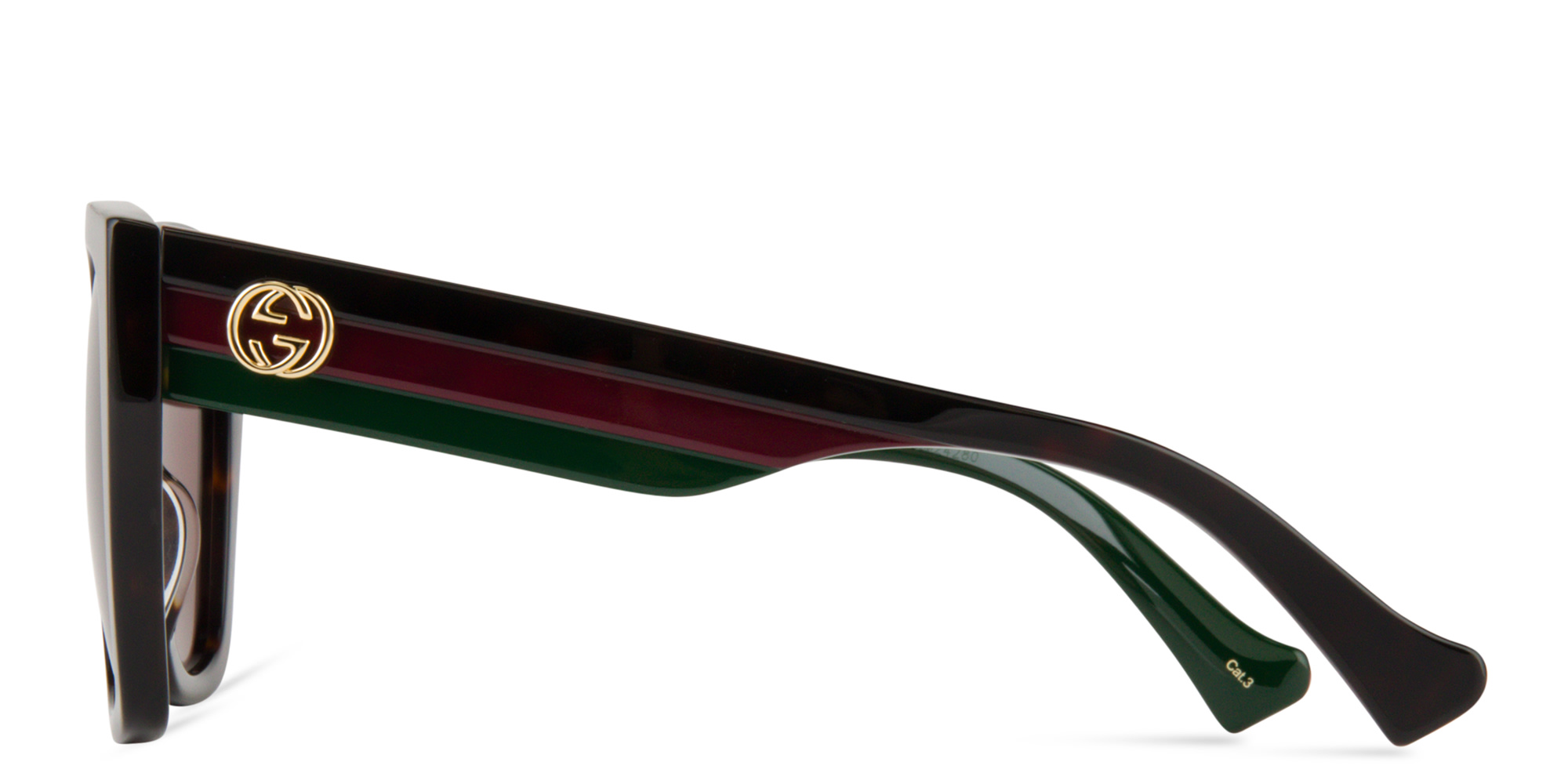 GUCCI Oversized Square Sunglasses in Havana – Product Photo 4