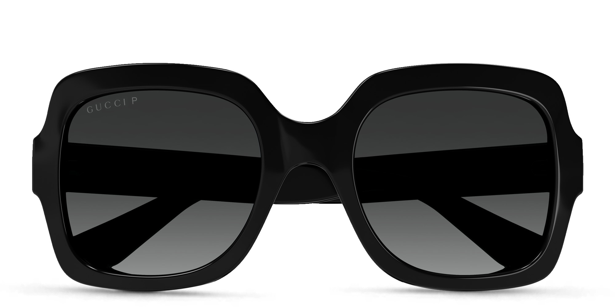 GUCCI Oversized Square Sunglasses in Black – Product Photo 1