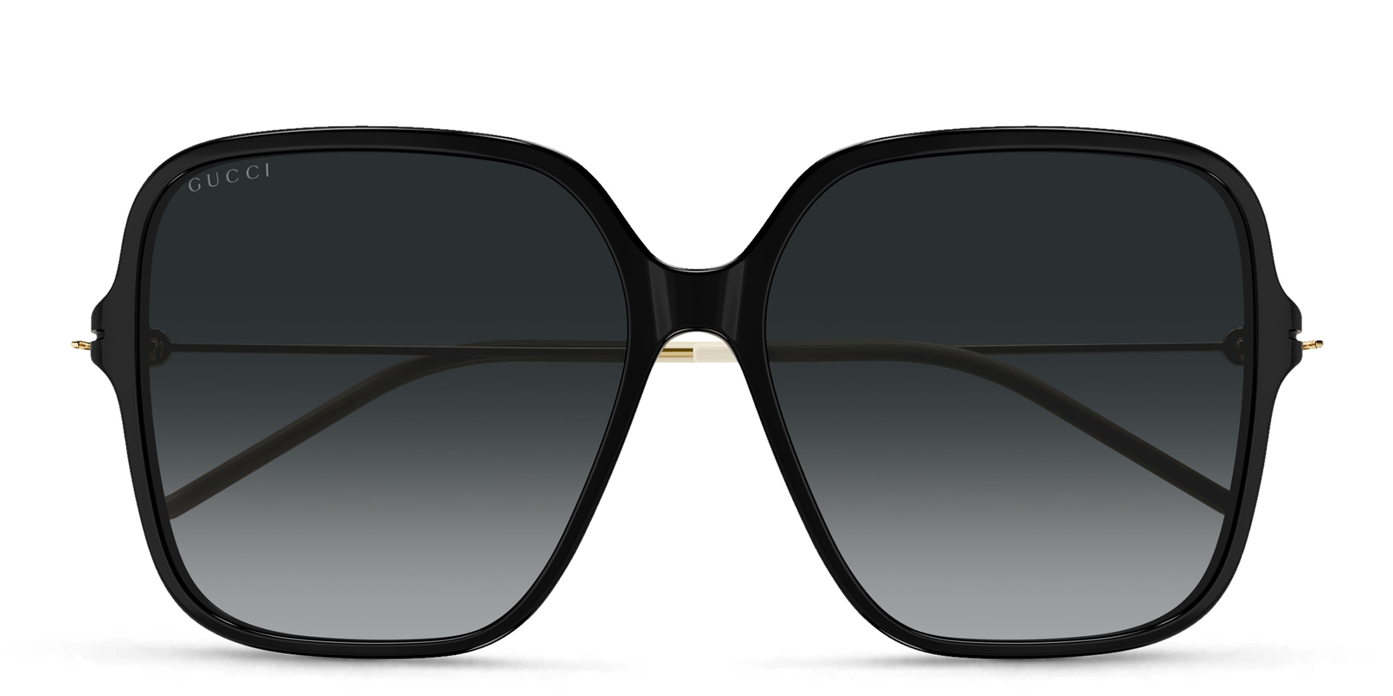GUCCI Oversized Square Sunglasses in Black – Product Photo 1