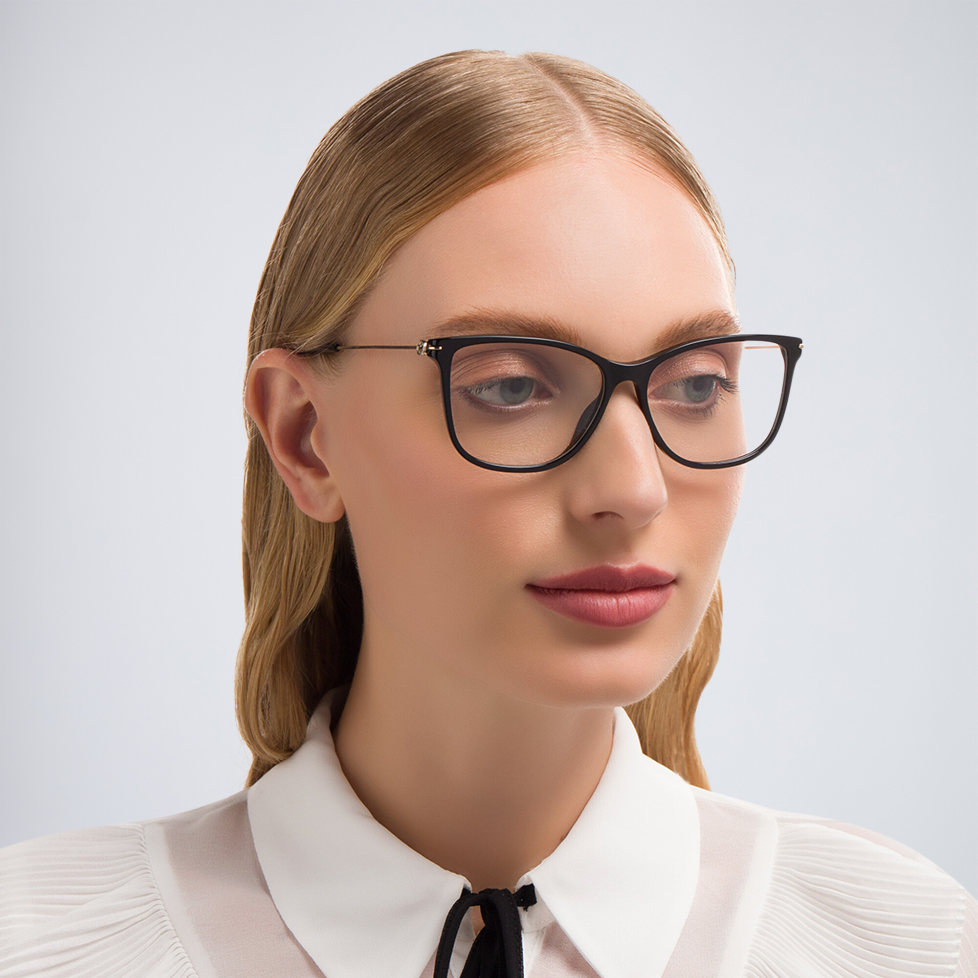 نظارات طبية كات آي من غوتشي بلون أسود - صورة المنتج 6