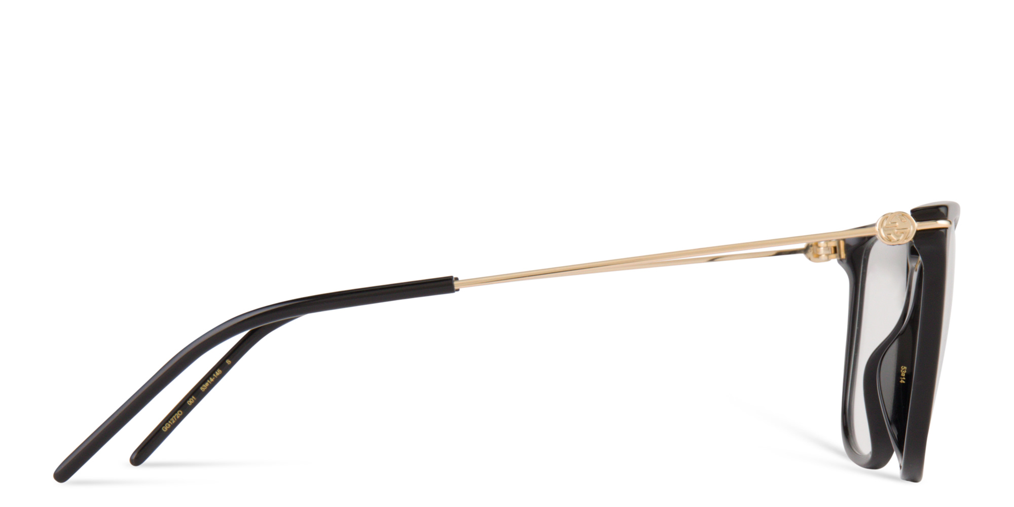 نظارات طبية كات آي من غوتشي بلون أسود - صورة المنتج 3