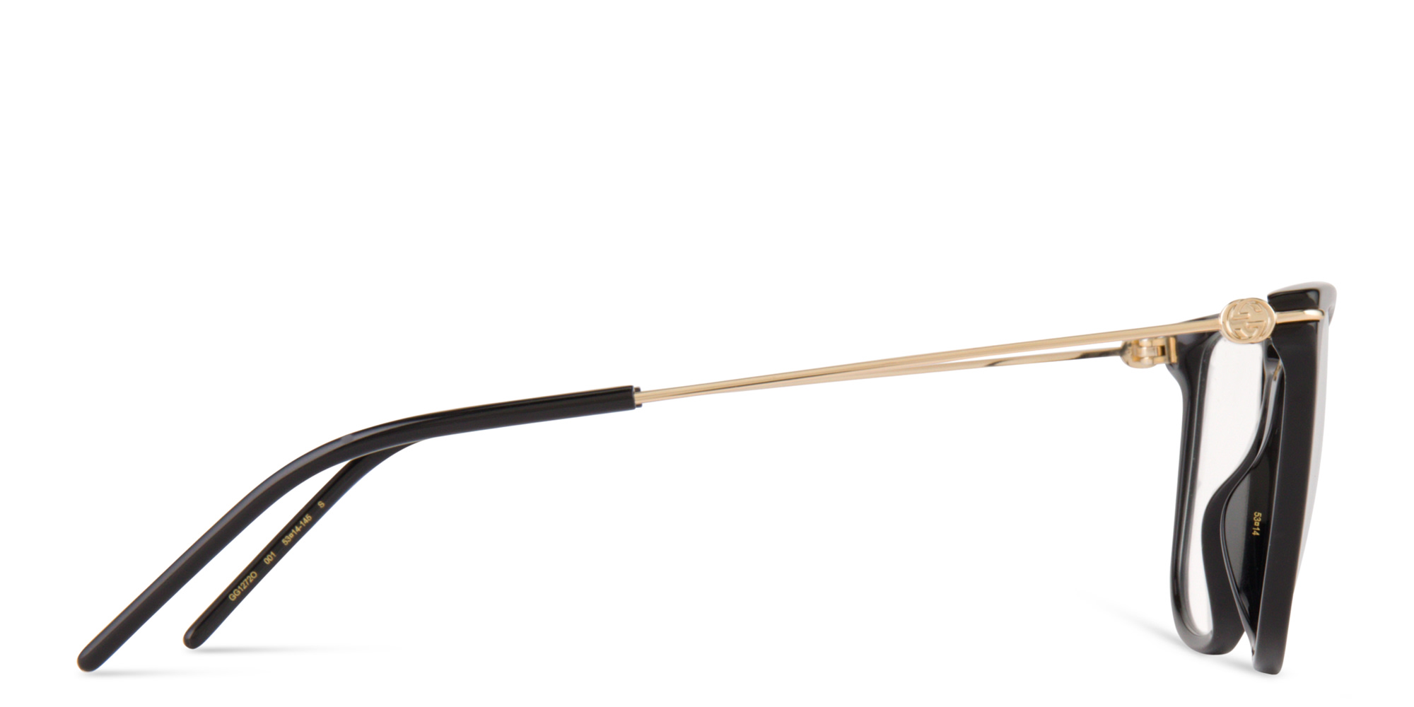 تسوق نظارات طبية دائرية غوتشي بلون أسود أونلاين.