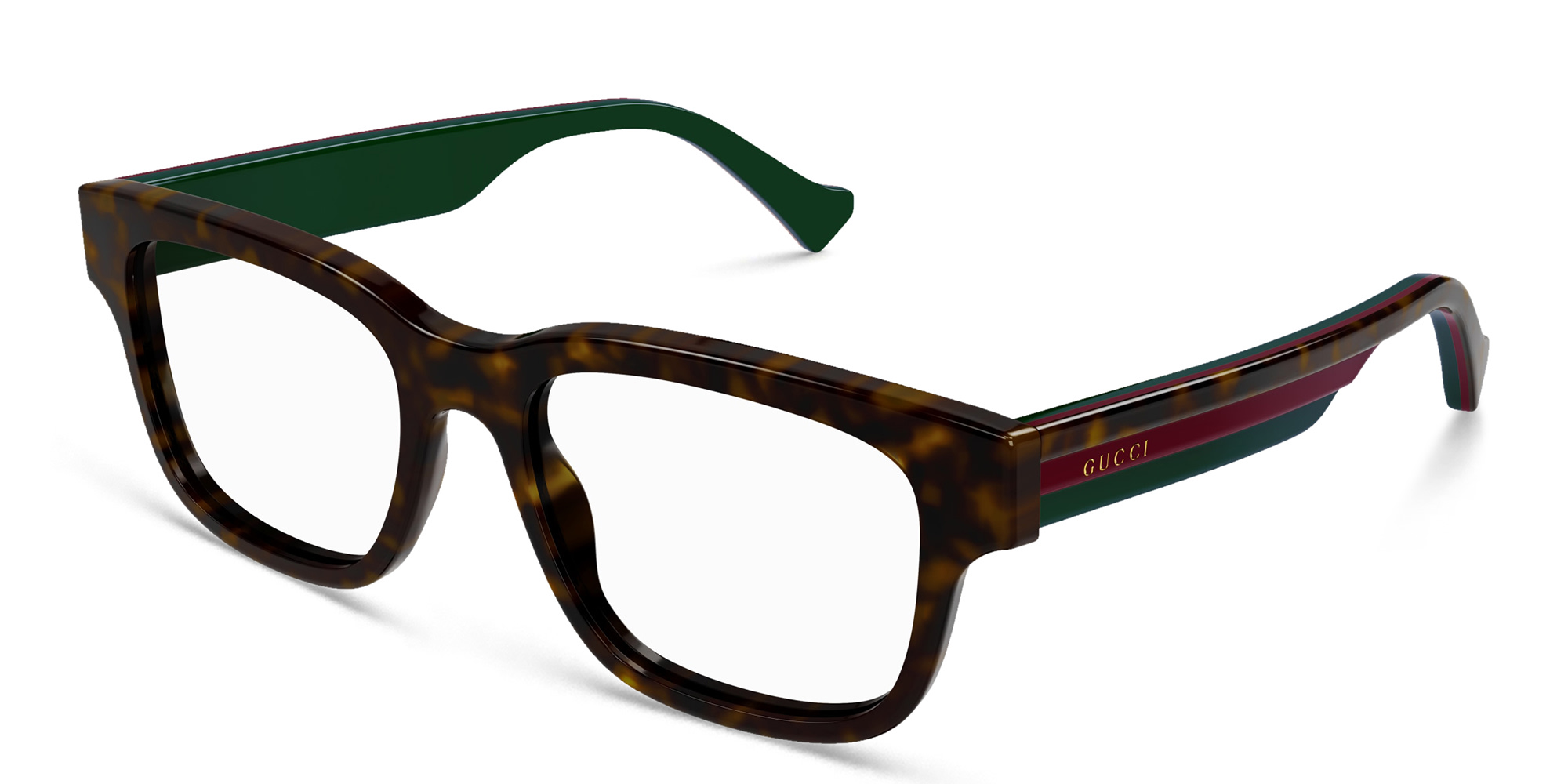 تسوق نظارة طبية بإطار مربع غوتشي بلون مموه أونلاين.