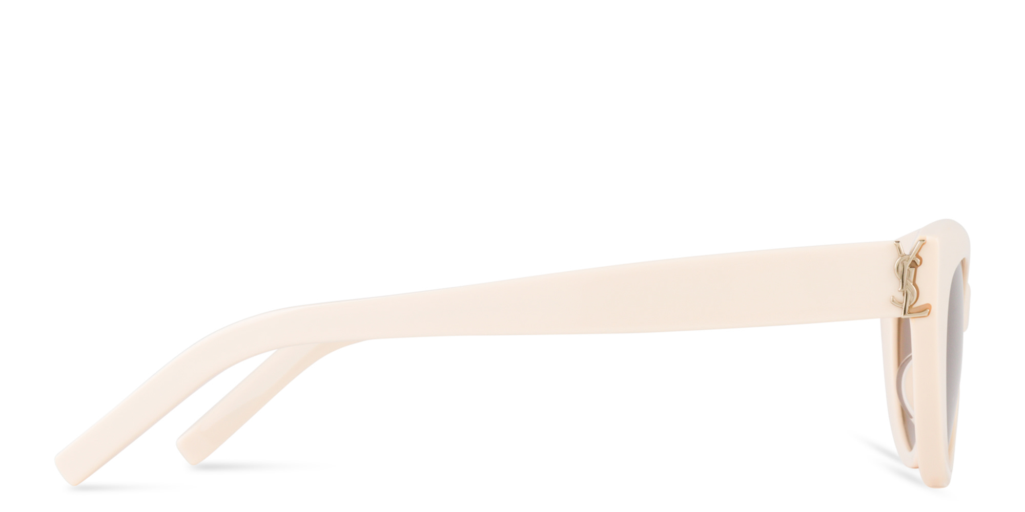 SAINT LAURENT Cat-Eye Sunglasses in Beige – Product Photo 3