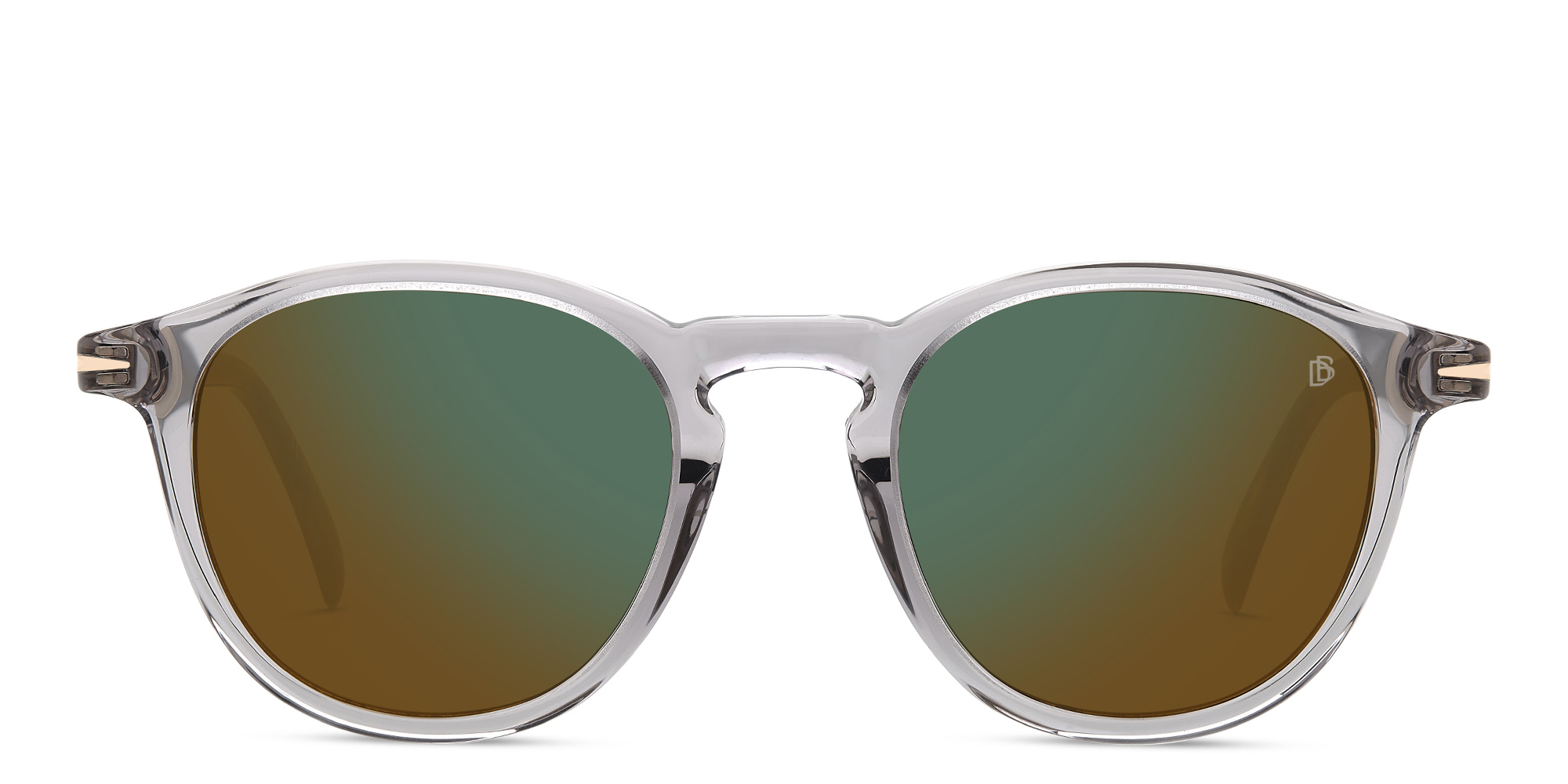 Shop DAVID BECKHAM Panthos Sunglasses in Grey online.