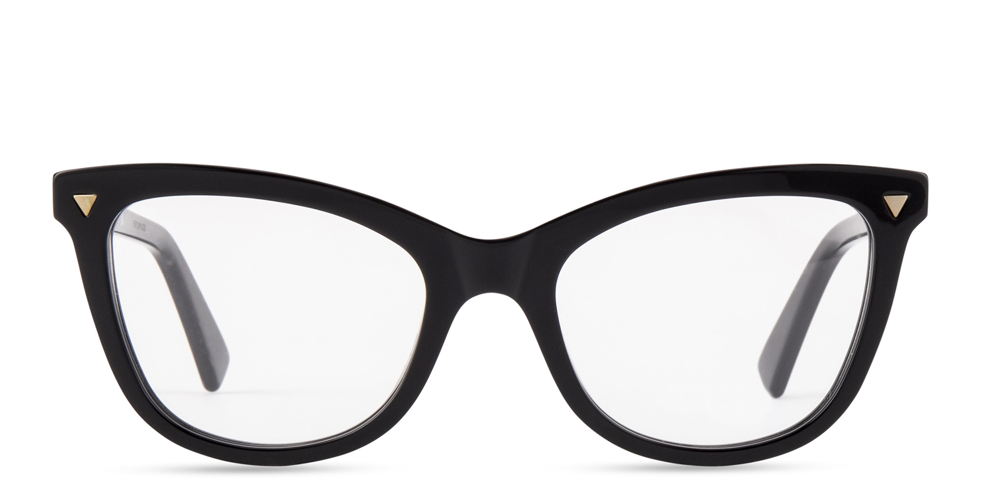 Shop BOTTEGA VENETA Cat-Eye Eyeglasses in Black online.