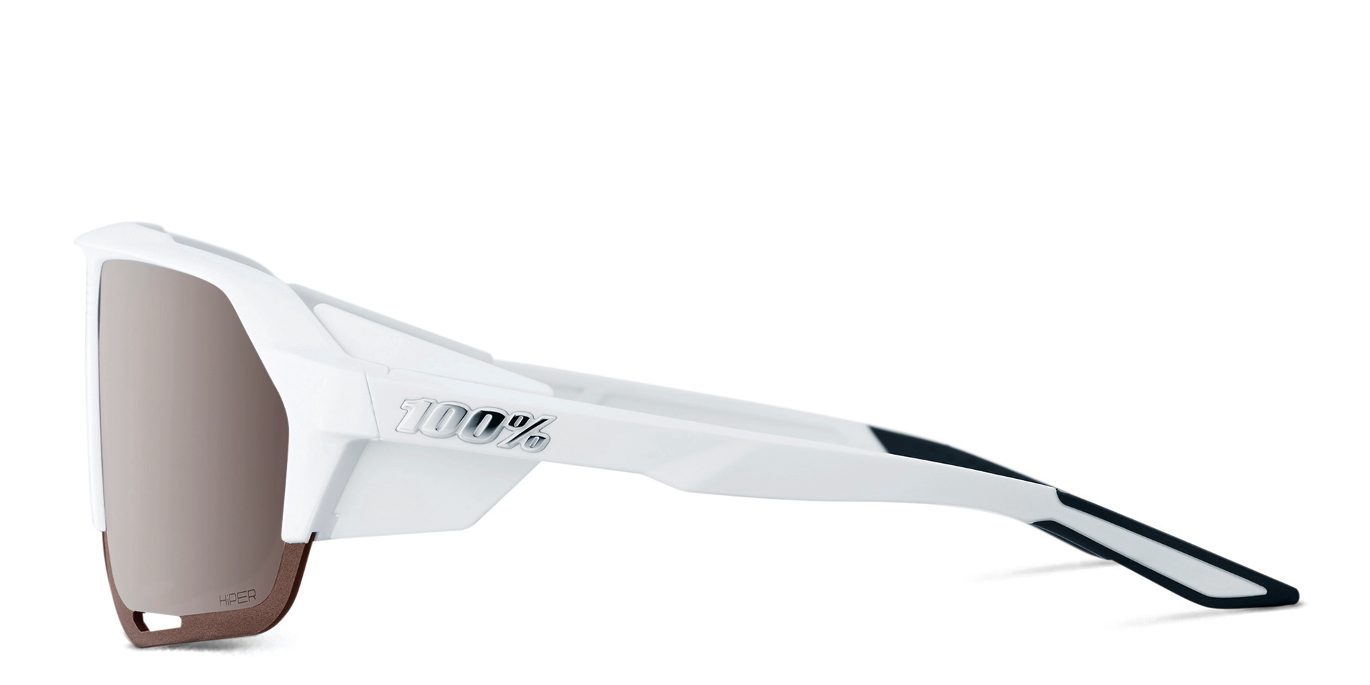 Shop 100 % Norvik Unisex Half-Rim Square Sunglasses in White online.