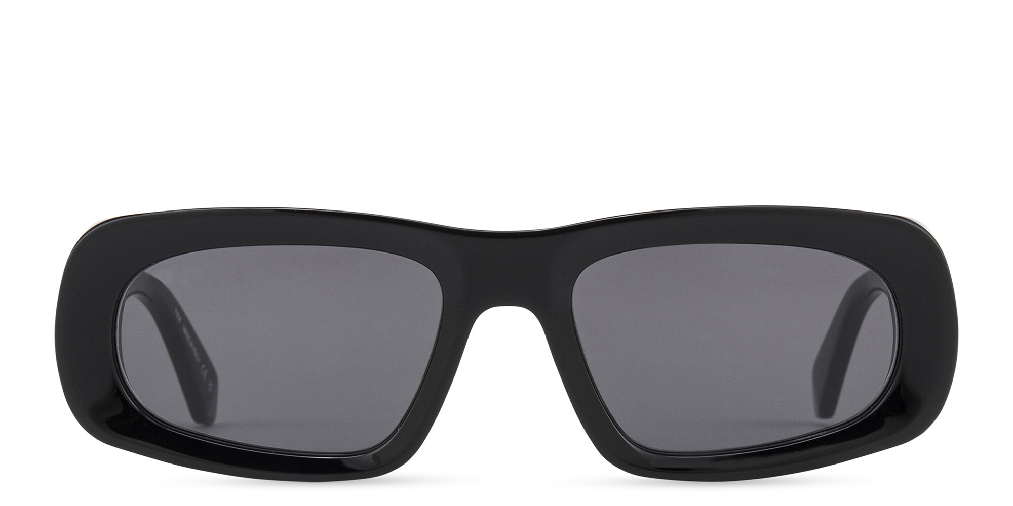 Shop OFF WHITE Austin Unisex Oval Sunglasses in Black online.