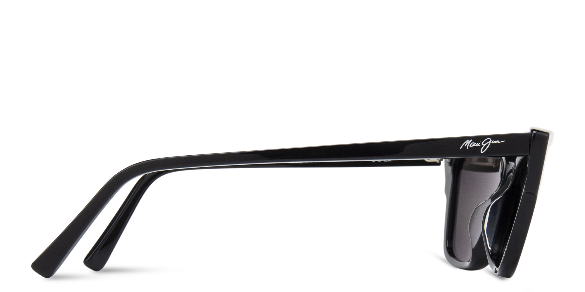 Shop Maui Jim Kou Cat-Eye Sunglasses in Black online.
