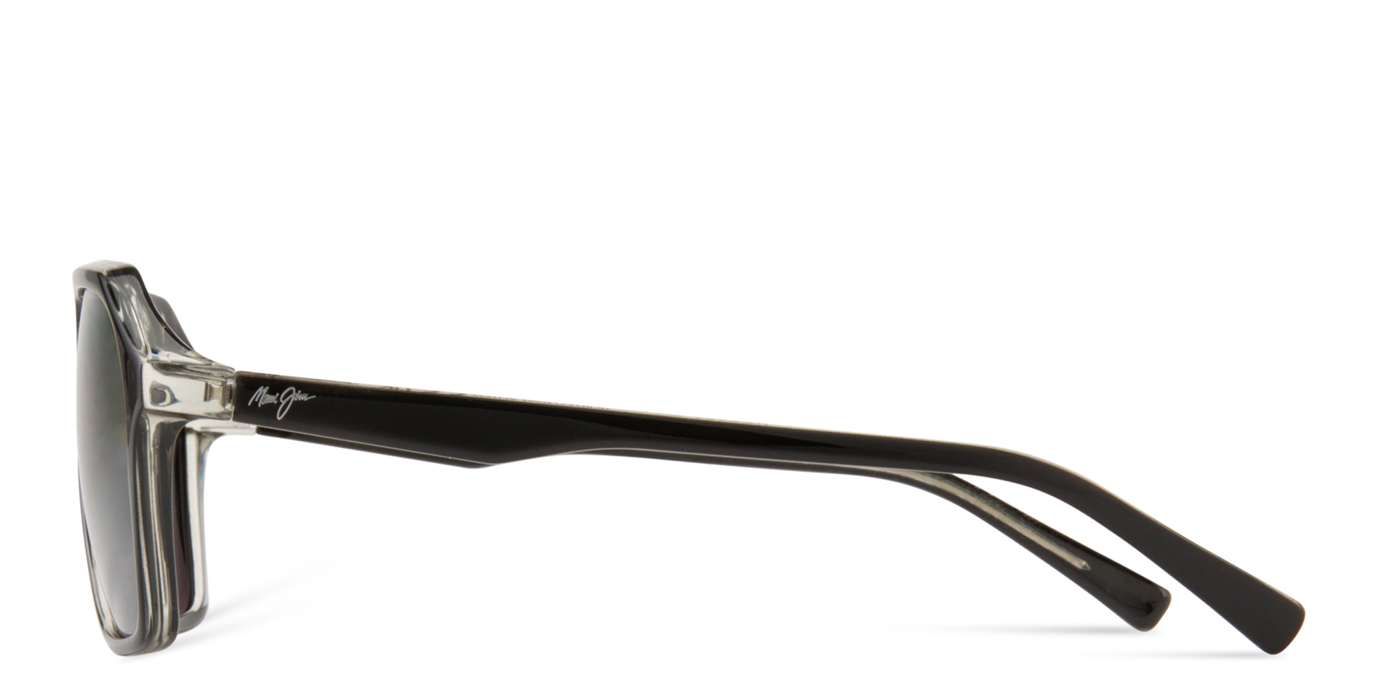 Maui Jim Wedges Aviator Sunglasses in Black – Product Photo 4