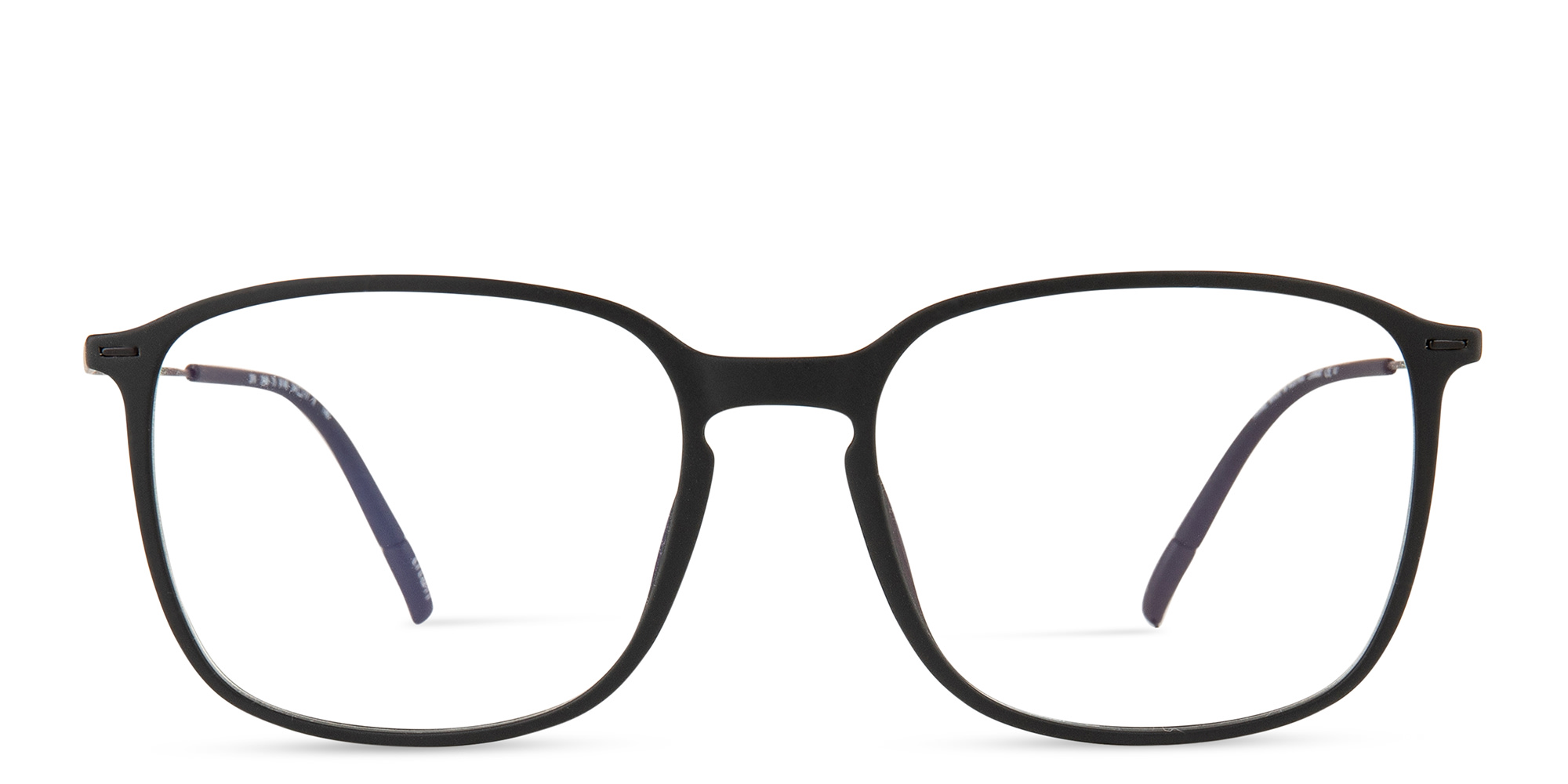 Silhouette Square Eyeglasses in Black – Product Photo 1