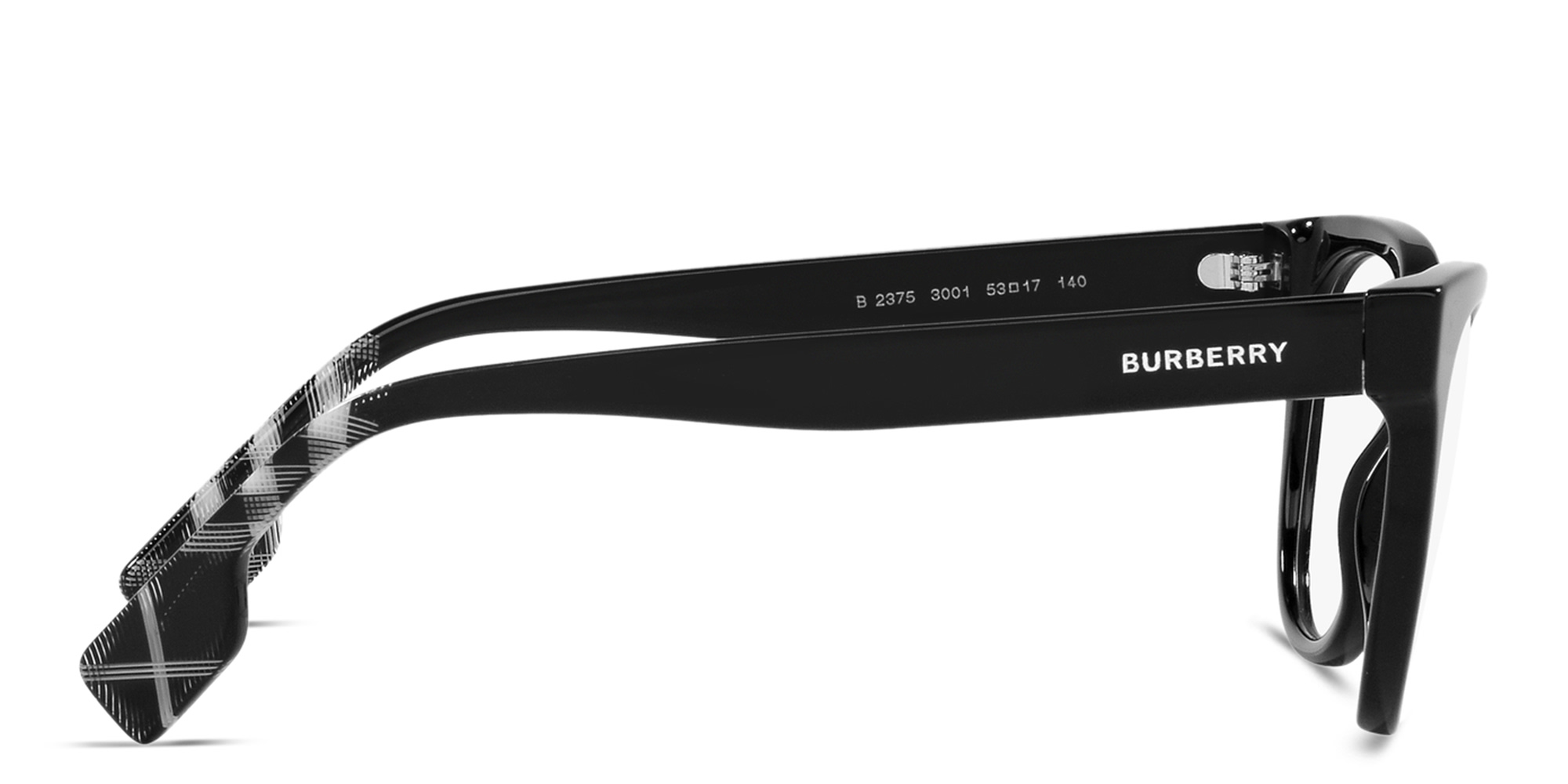 BURBERRY Cat-Eye Eyeglasses in Black – Product Photo 3