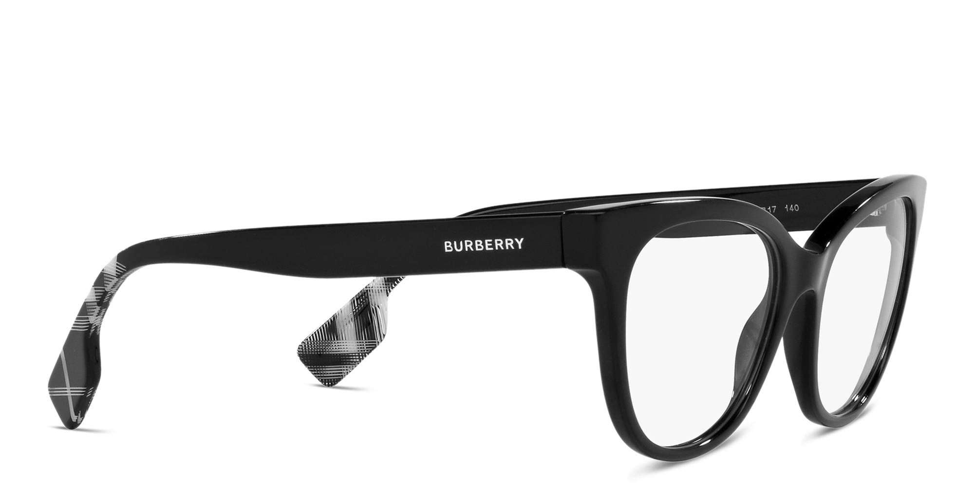 BURBERRY Cat-Eye Eyeglasses in Black – Product Photo 4