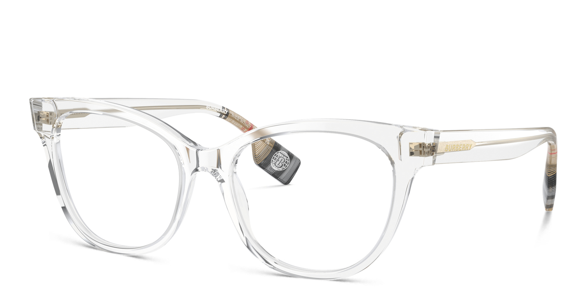 BURBERRY Cat-Eye Eyeglasses in Transparent – Product Photo 2