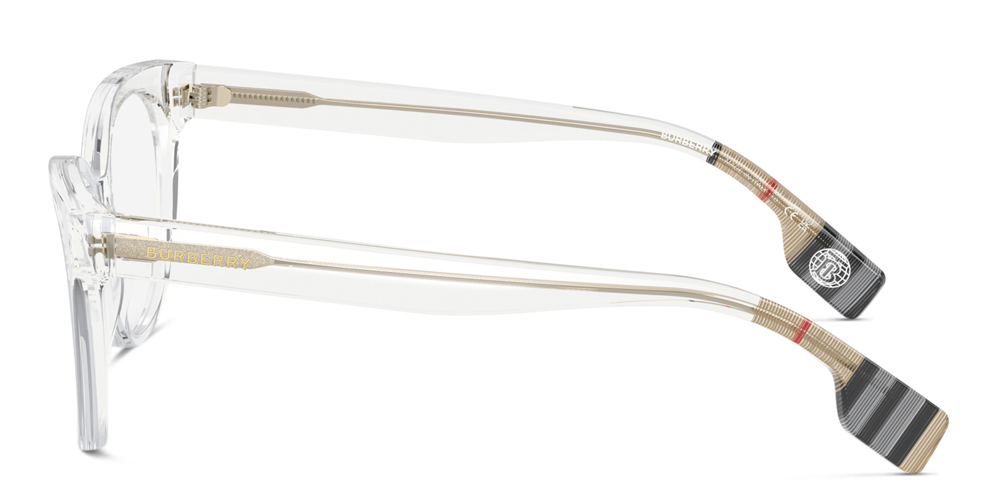 BURBERRY Cat-Eye Eyeglasses in Transparent – Product Photo 3