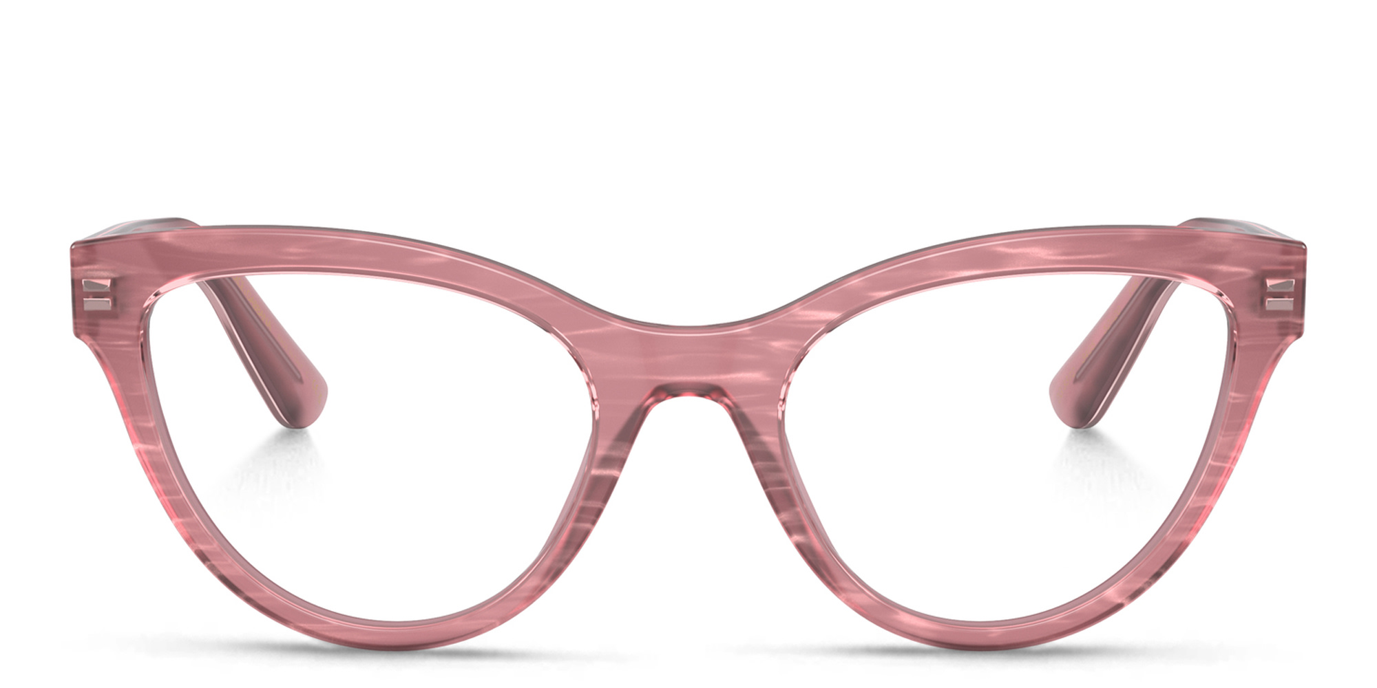 Shop Dolce & Gabbana Butterfly Eyeglasses in Fleur Pink online.