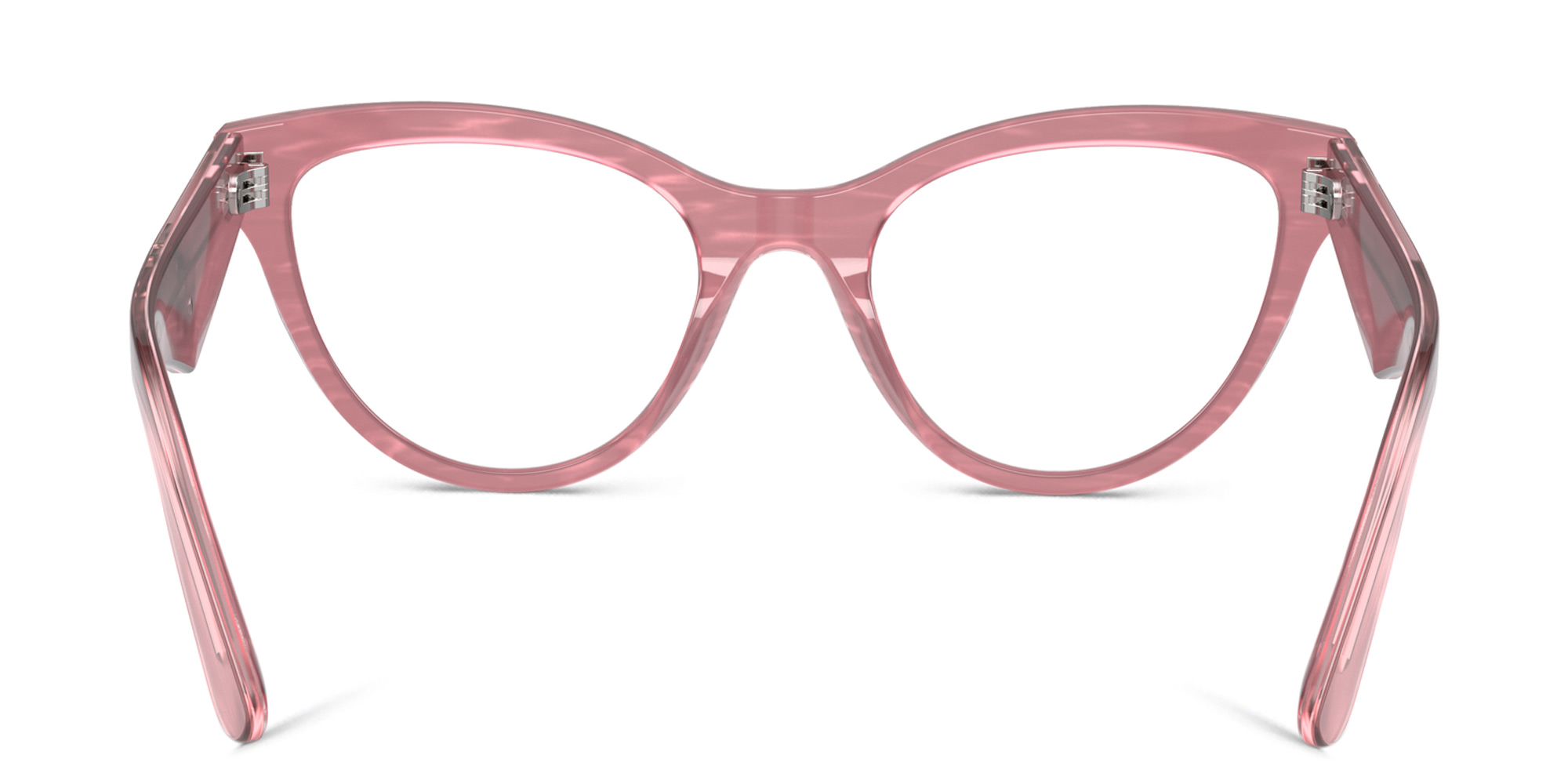 Shop Dolce & Gabbana Butterfly Eyeglasses in Fleur Pink online.