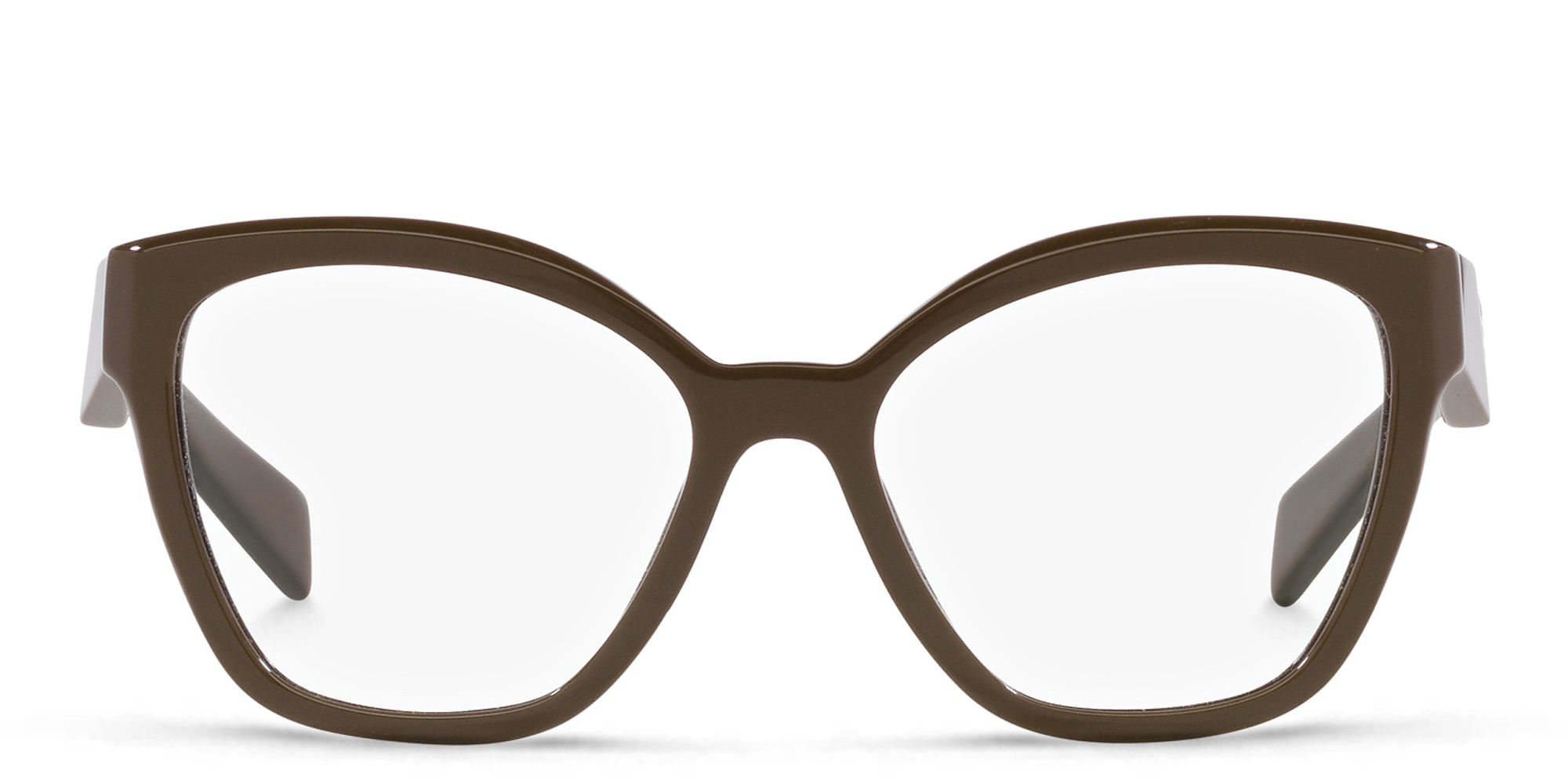 PRADA Cat-Eye Eyeglasses in Brown – Product Photo 1