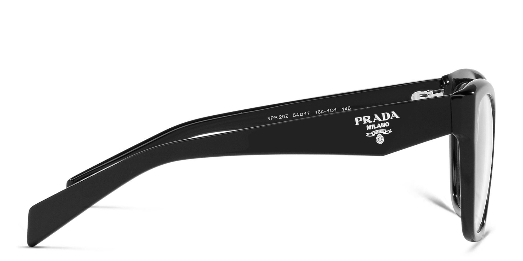 PRADA Cat-Eye Eyeglasses in Black – Product Photo 3