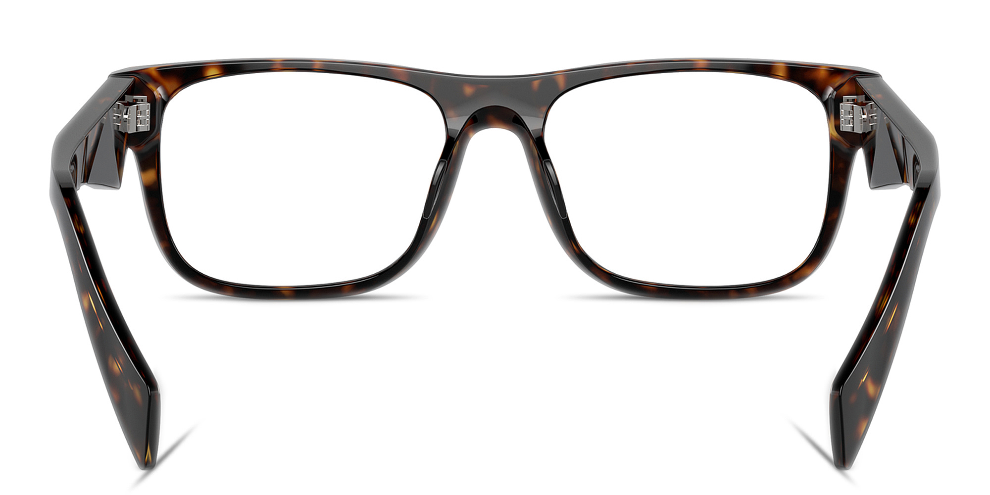 PRADA Logo-Print Pillow Eyeglasses in Havana – Product Photo 4