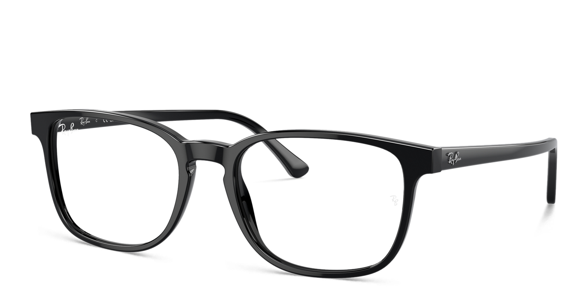 Shop Ray-Ban Unisex Pillow Eyeglasses in Black online.