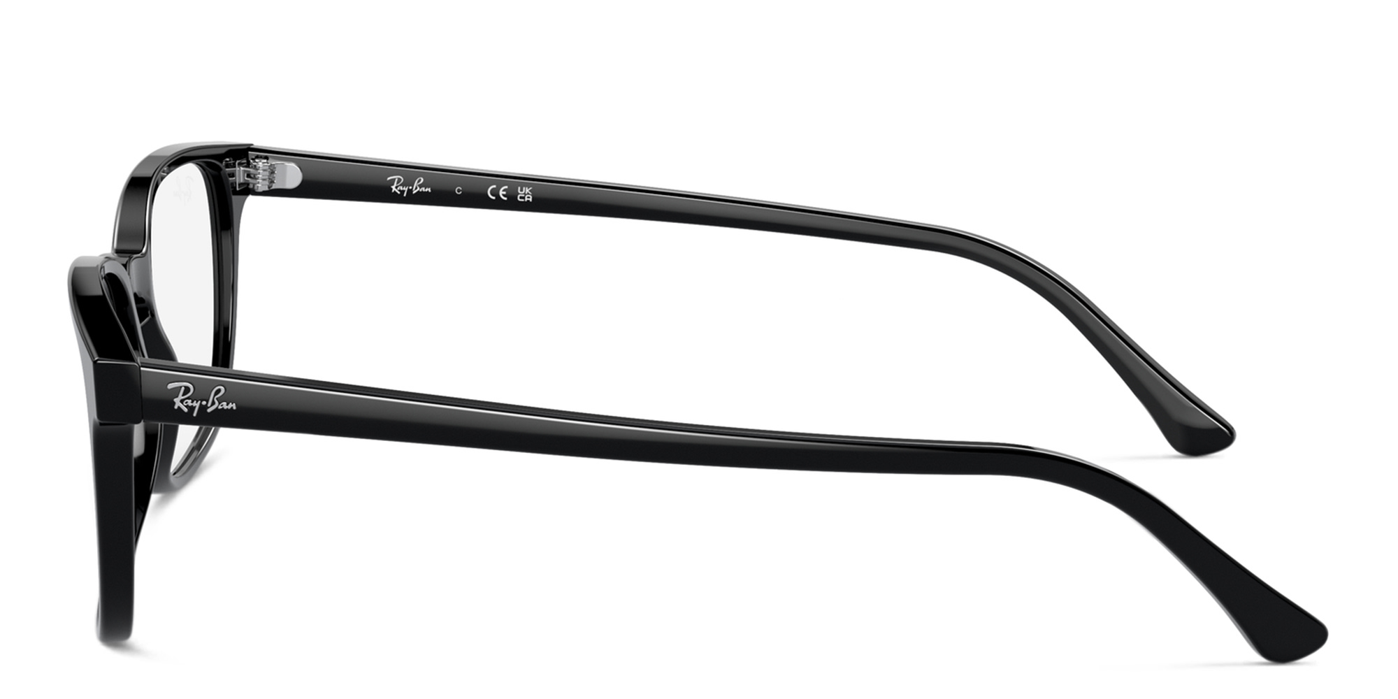 Shop Ray-Ban Unisex Pillow Eyeglasses in Black online.