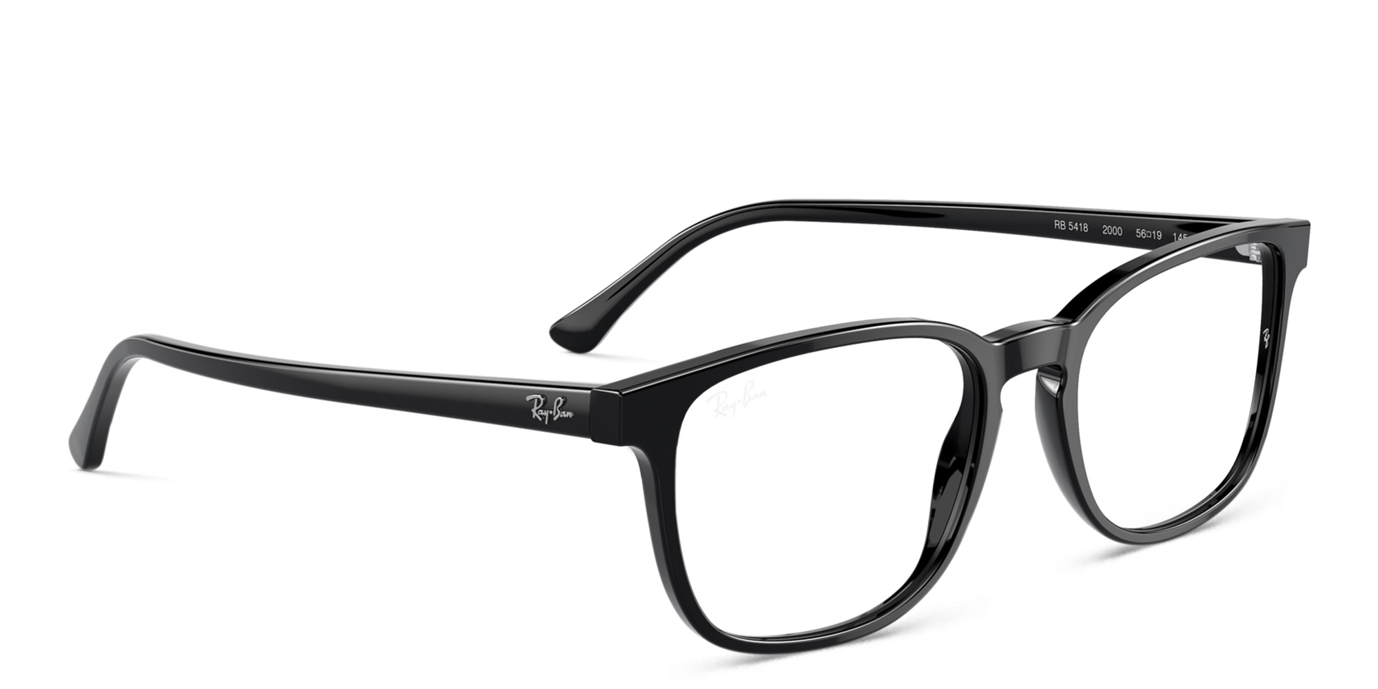 Shop Ray-Ban Unisex Pillow Eyeglasses in Black online.