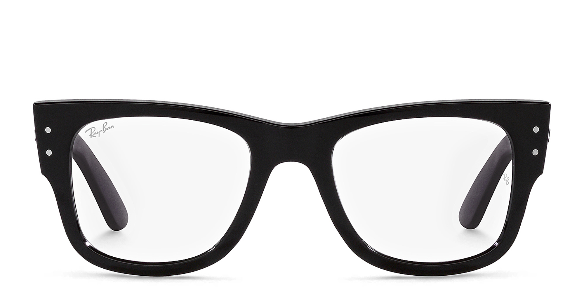 Ray-Ban Unisex Square Eyeglasses in Black – Product Photo 1
